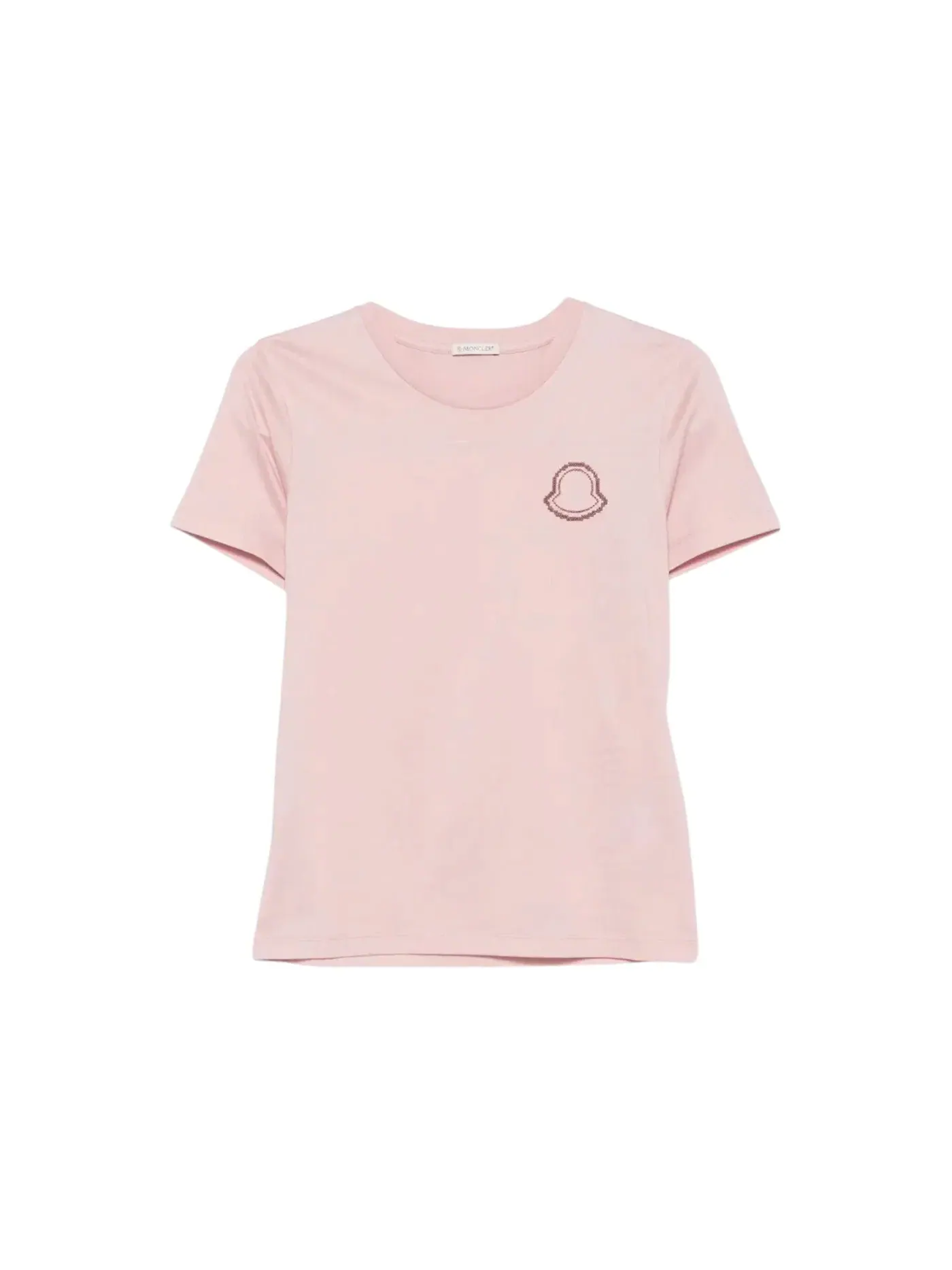 Женская футболка с коротким рукавом Tee Moncler — изображение 1 из 1, розовый