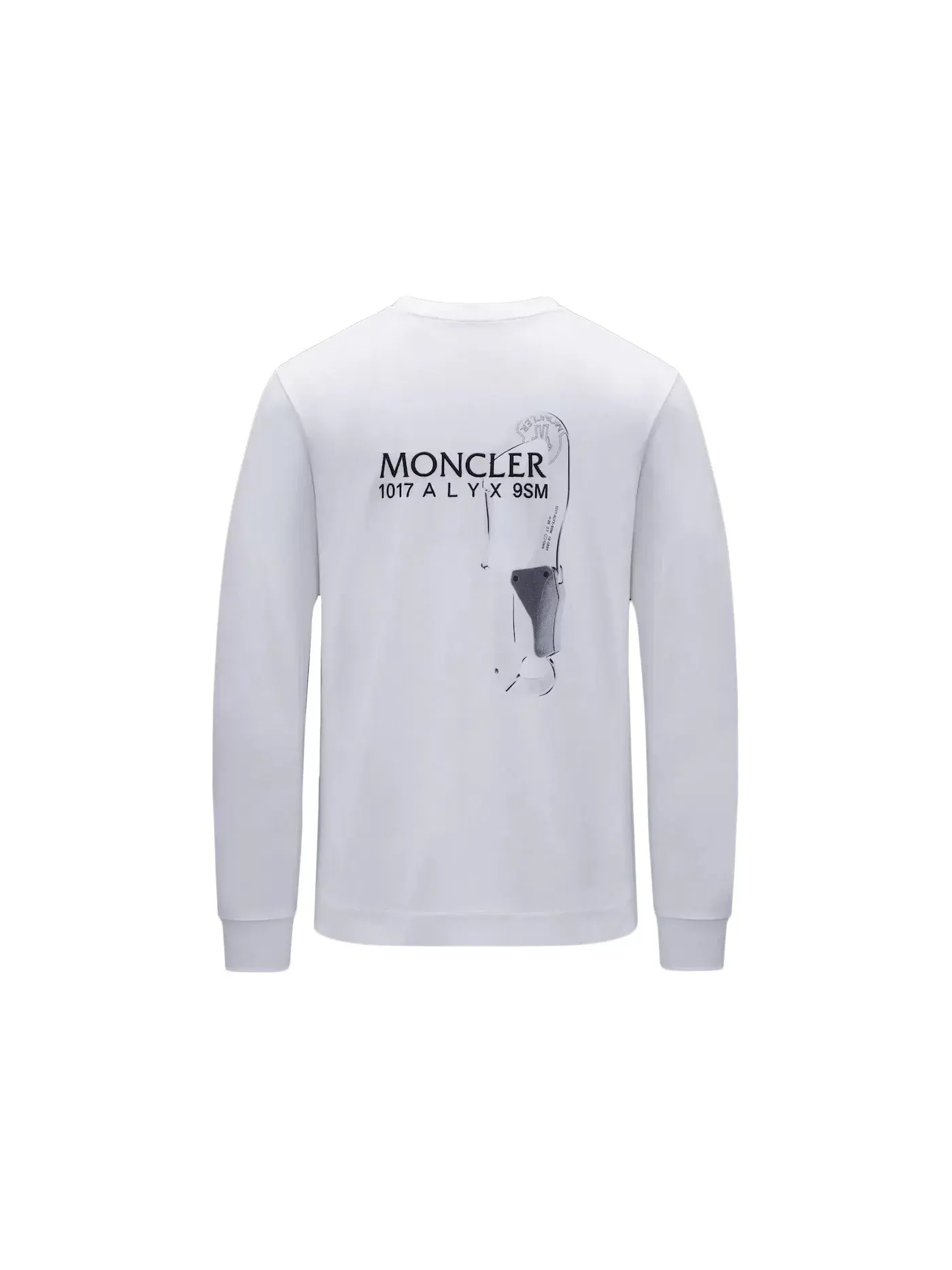 Мужская футболка с длинным рукавом L/S T-shirt Moncler — изображение 1 из 1, белый
