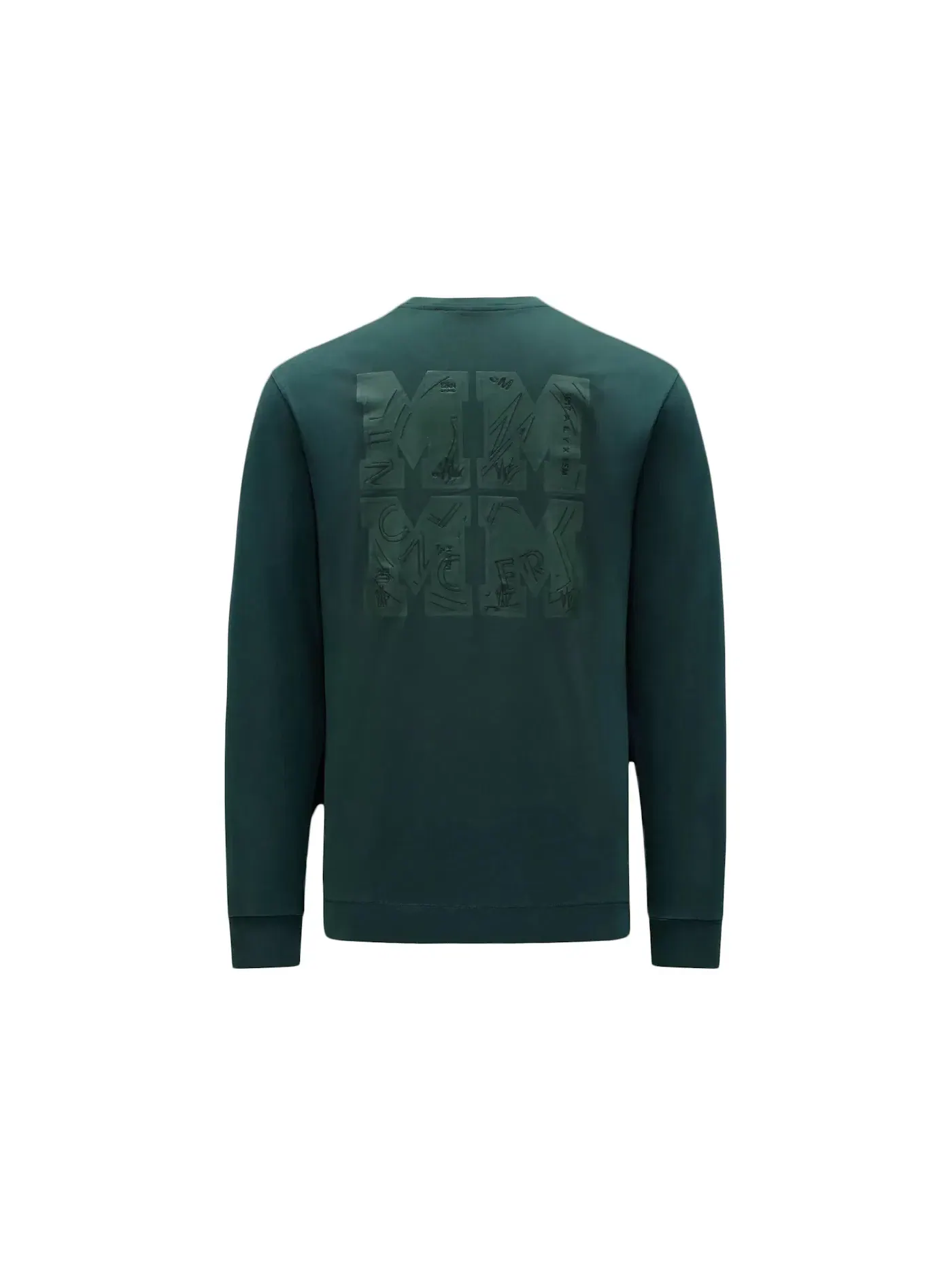 Мужская футболка с длинным рукавом L/S T-shirt Moncler — изображение 1 из 1, зеленый