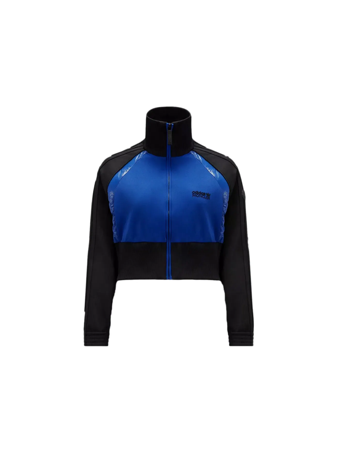 Женский свитшот на молнии Acetate Zip-Up Moncler x Adidas Originals — изображение 1 из 1, черный синий