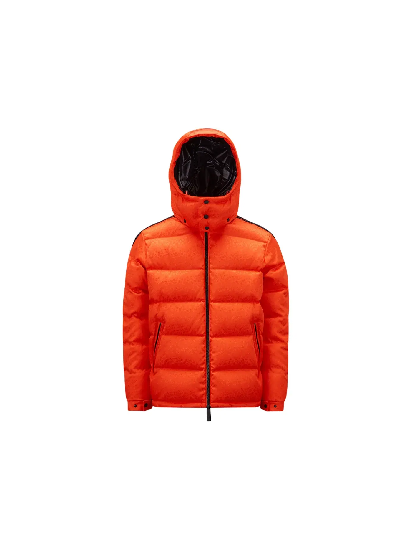 Мужская короткая пуховая куртка с принтом Moncler x Adidas Originals Alpbach — изображение 1 из 1, оранжевый