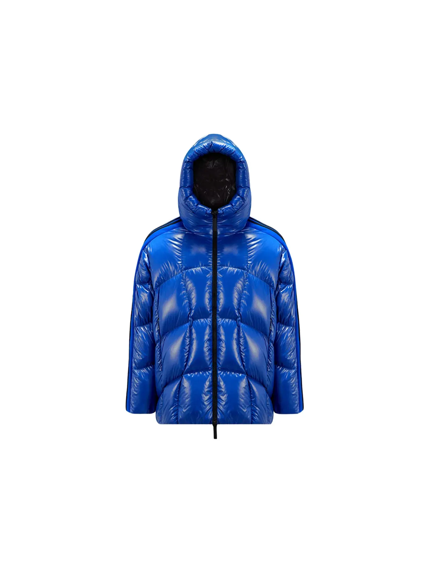 Мужская короткая пуховая куртка Moncler x Adidas Originals Beiser — изображение 1 из 1, синий