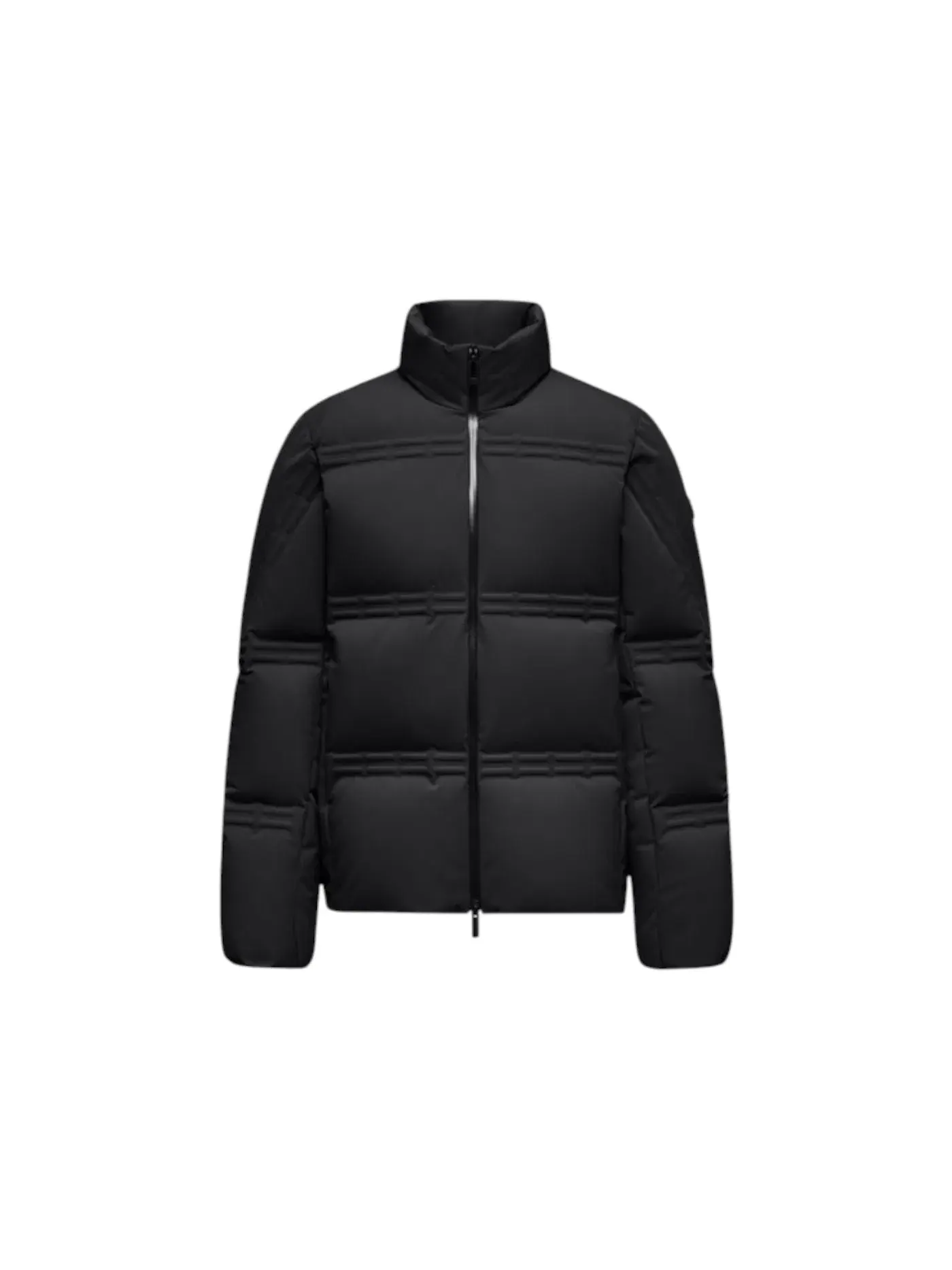 Мужская короткая пуховая куртка Rally с брендом Moncler — изображение 1 из 1, черный