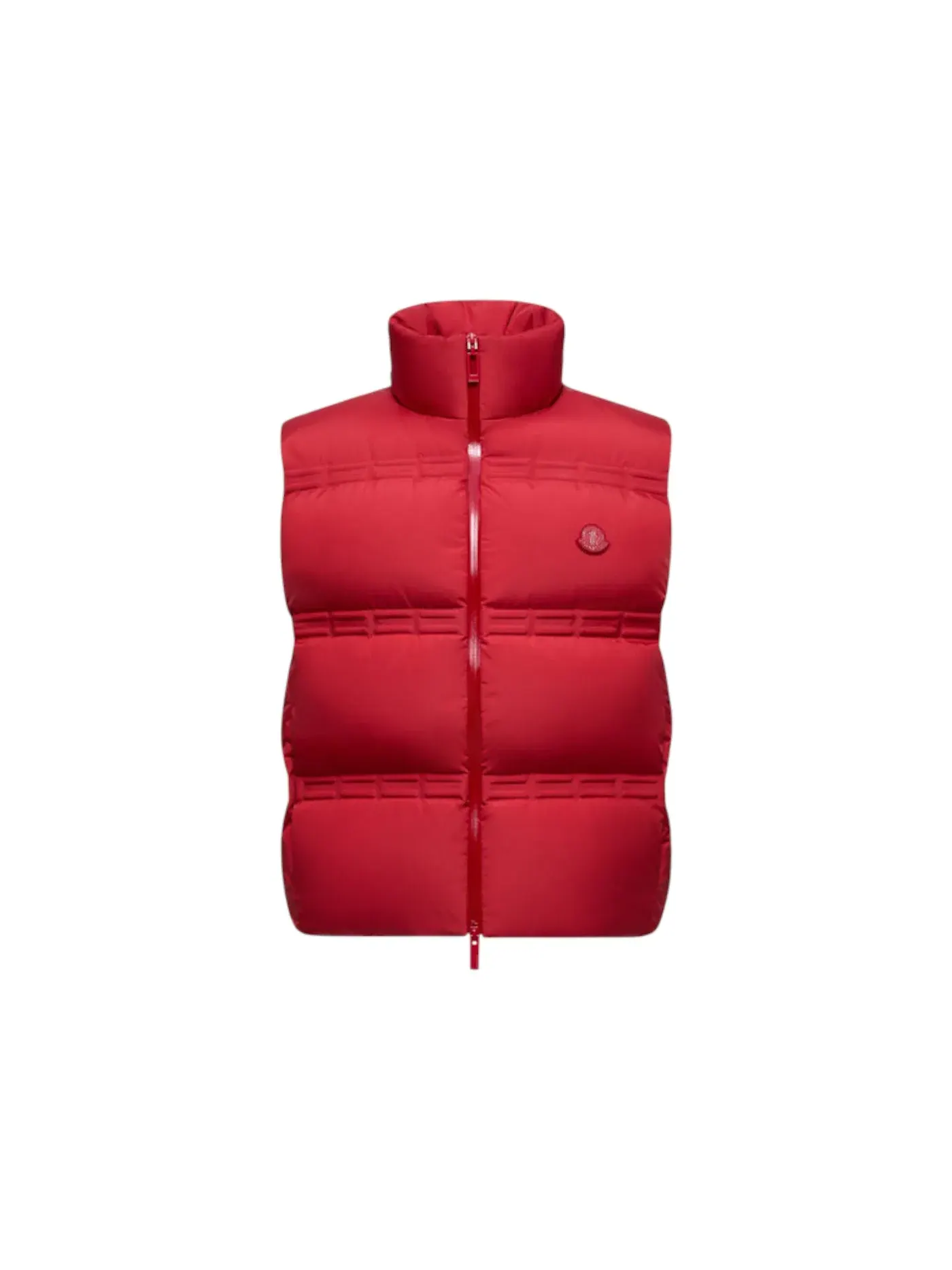 Мужской жилет с принтом Veset Moncler — изображение 1 из 1, красный