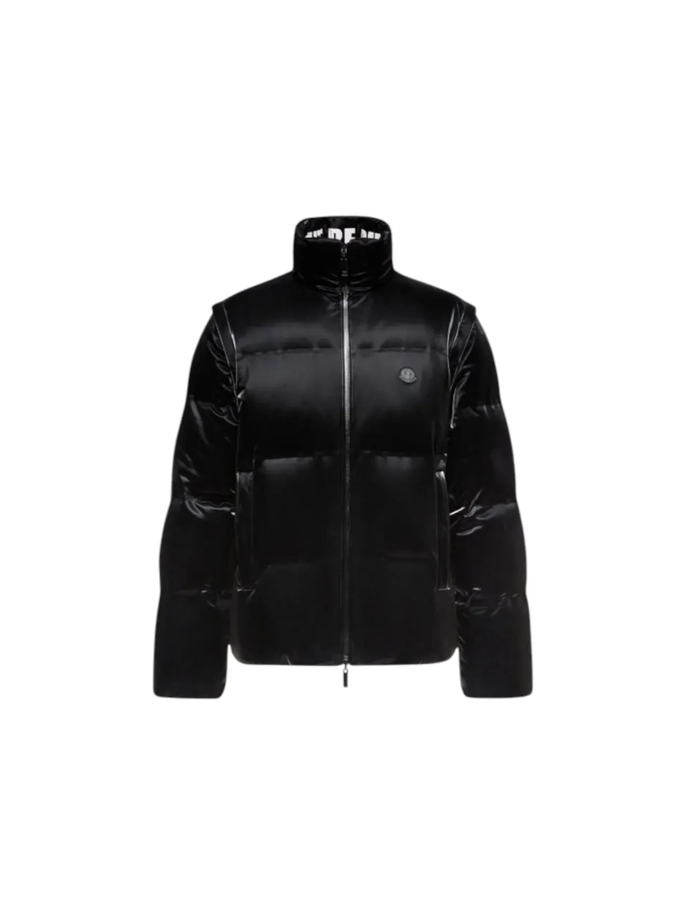 Мужская куртка-пуховик двусторонняя 2-в-1 Throttle Moncler — изображение 1 из 1, черный