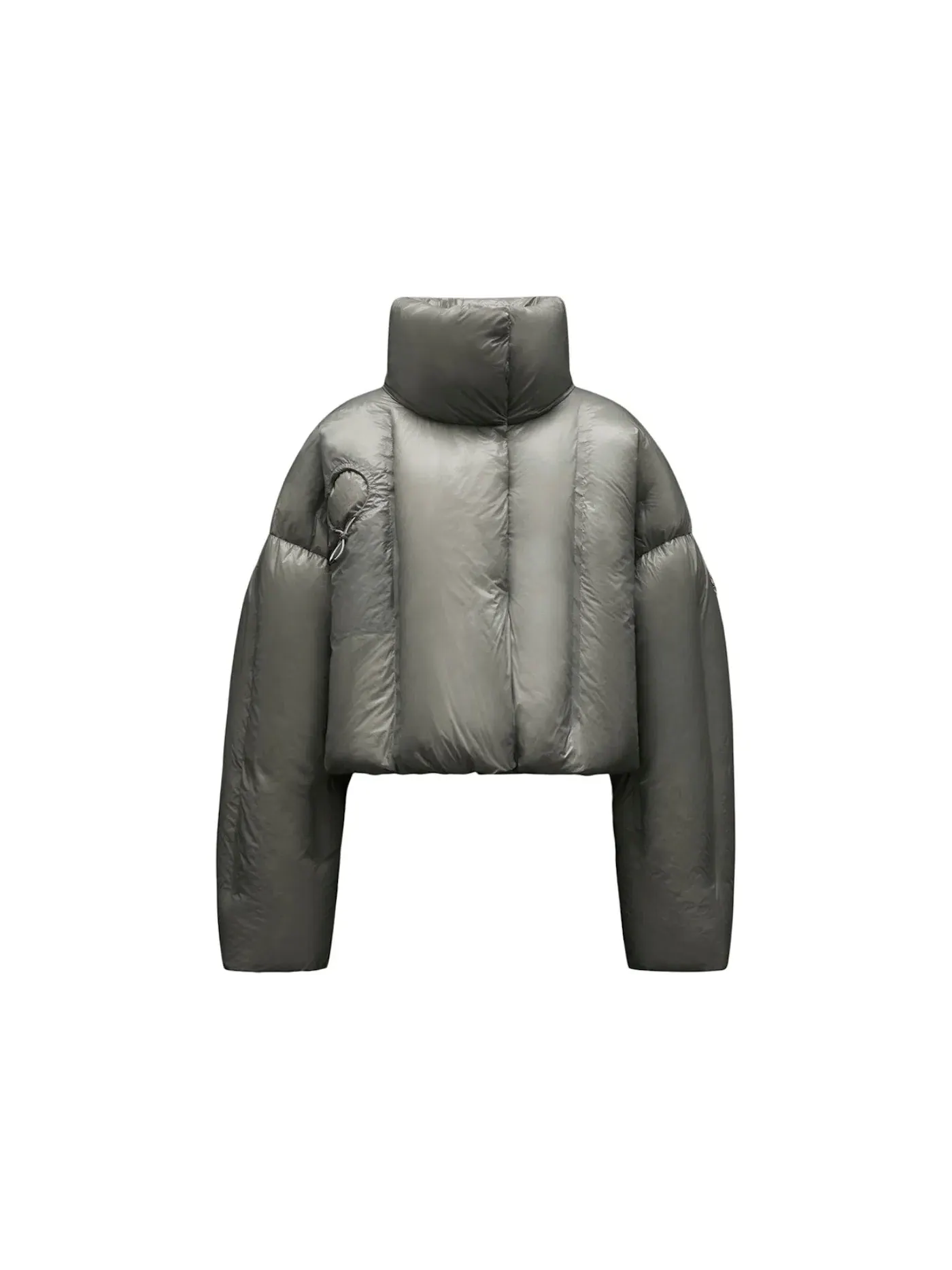 Женская короткая куртка-пуховик Moncler x Dingyun Zhang Aloby — изображение 1 из 3, серый