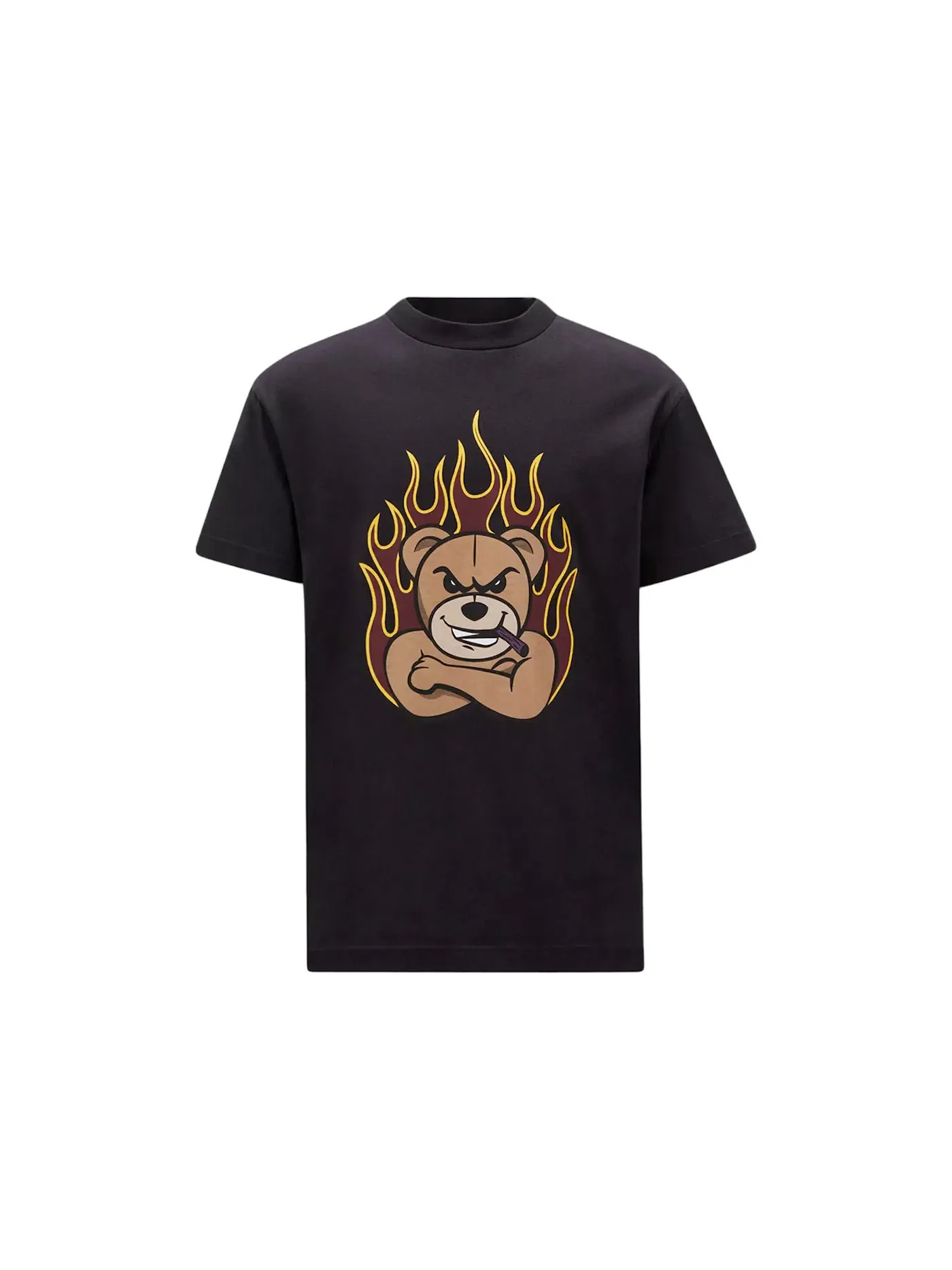 Мужская футболка с принтом Moncler x Palm Angels Bear Motif T-Shirt Moncler — изображение 1 из 2, черный