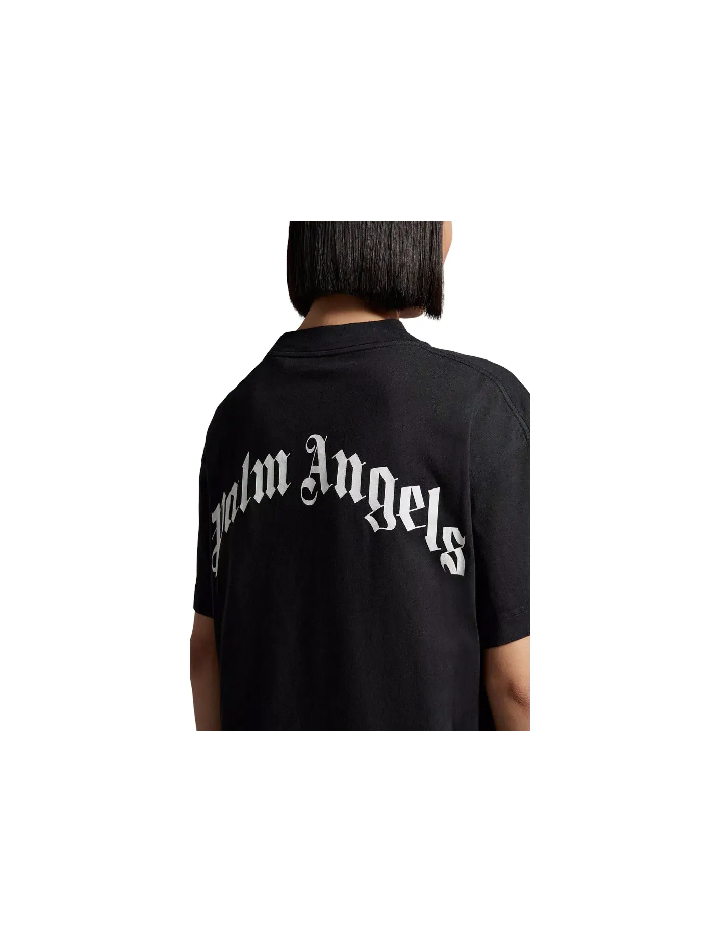 Мужская футболка с принтом Moncler x Palm Angels Bear Motif T-Shirt Moncler — изображение 2 из 2, черный
