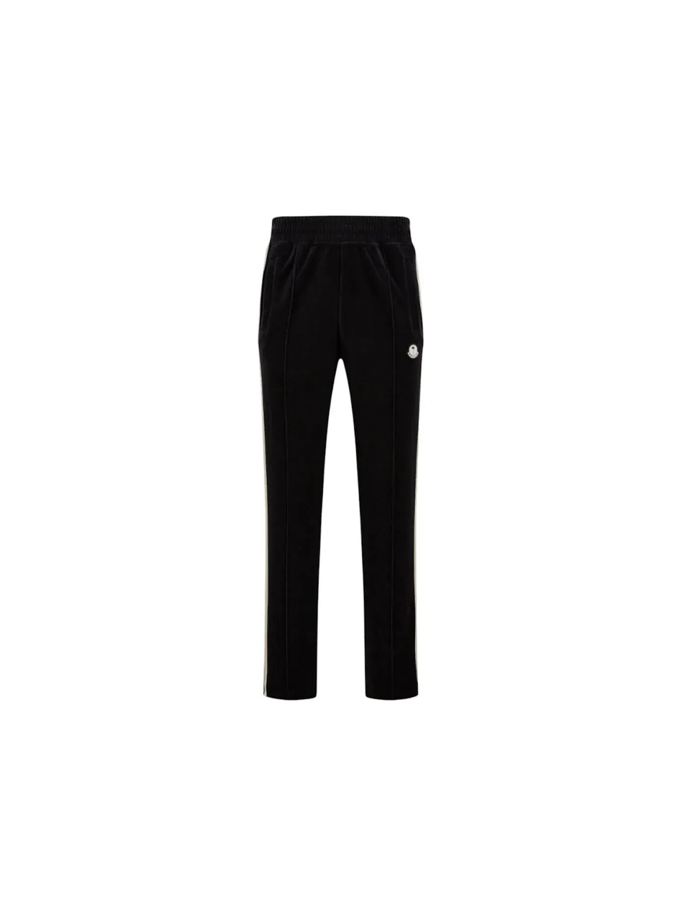 Мужские спортивные штаны с принтом Track Pants Moncler — изображение 1 из 1, черный/белый