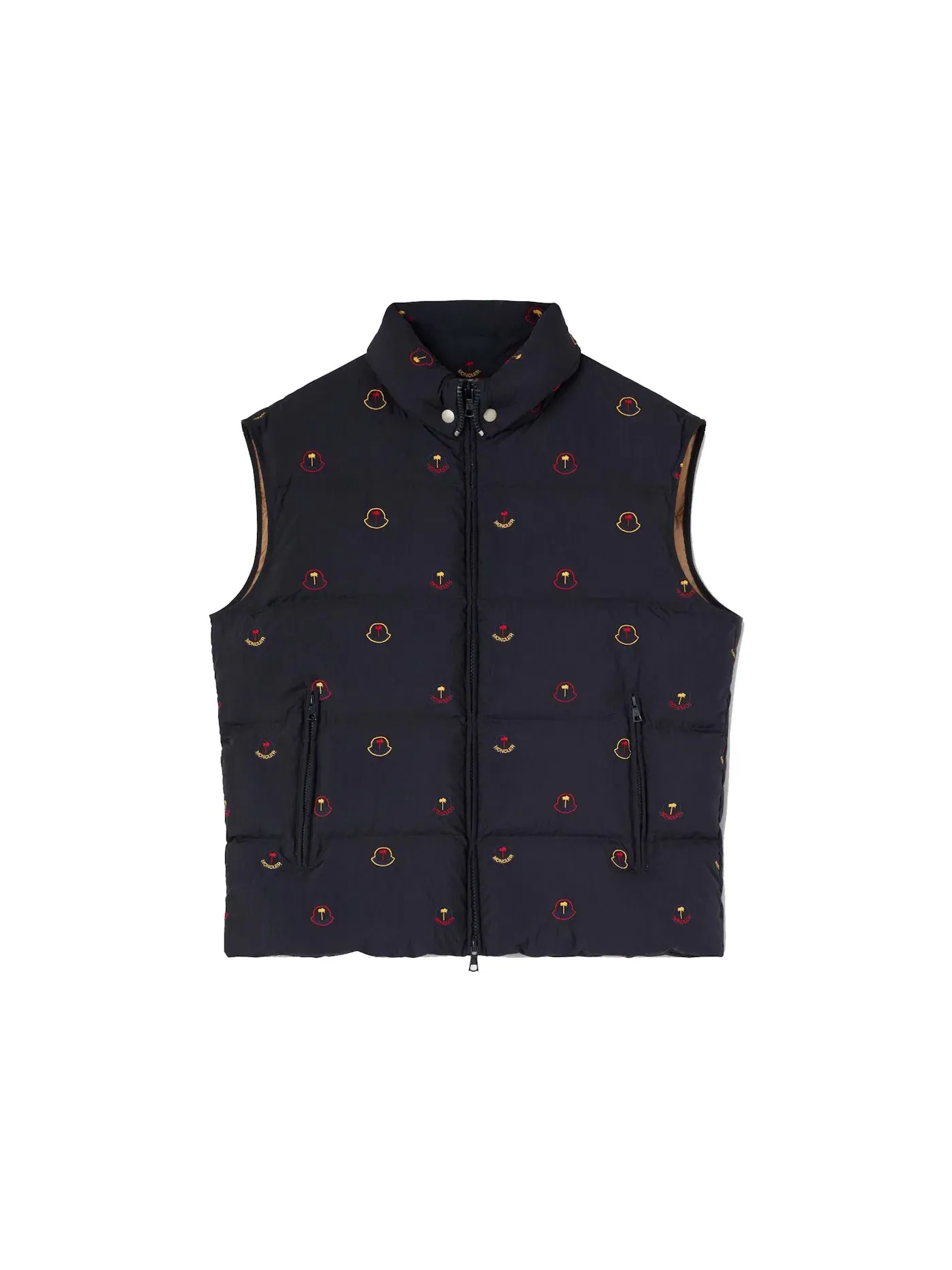 Мужской жилет Moncler x Palm Angels Genius Vest Navy Blue/Red — изображение 1 из 1
