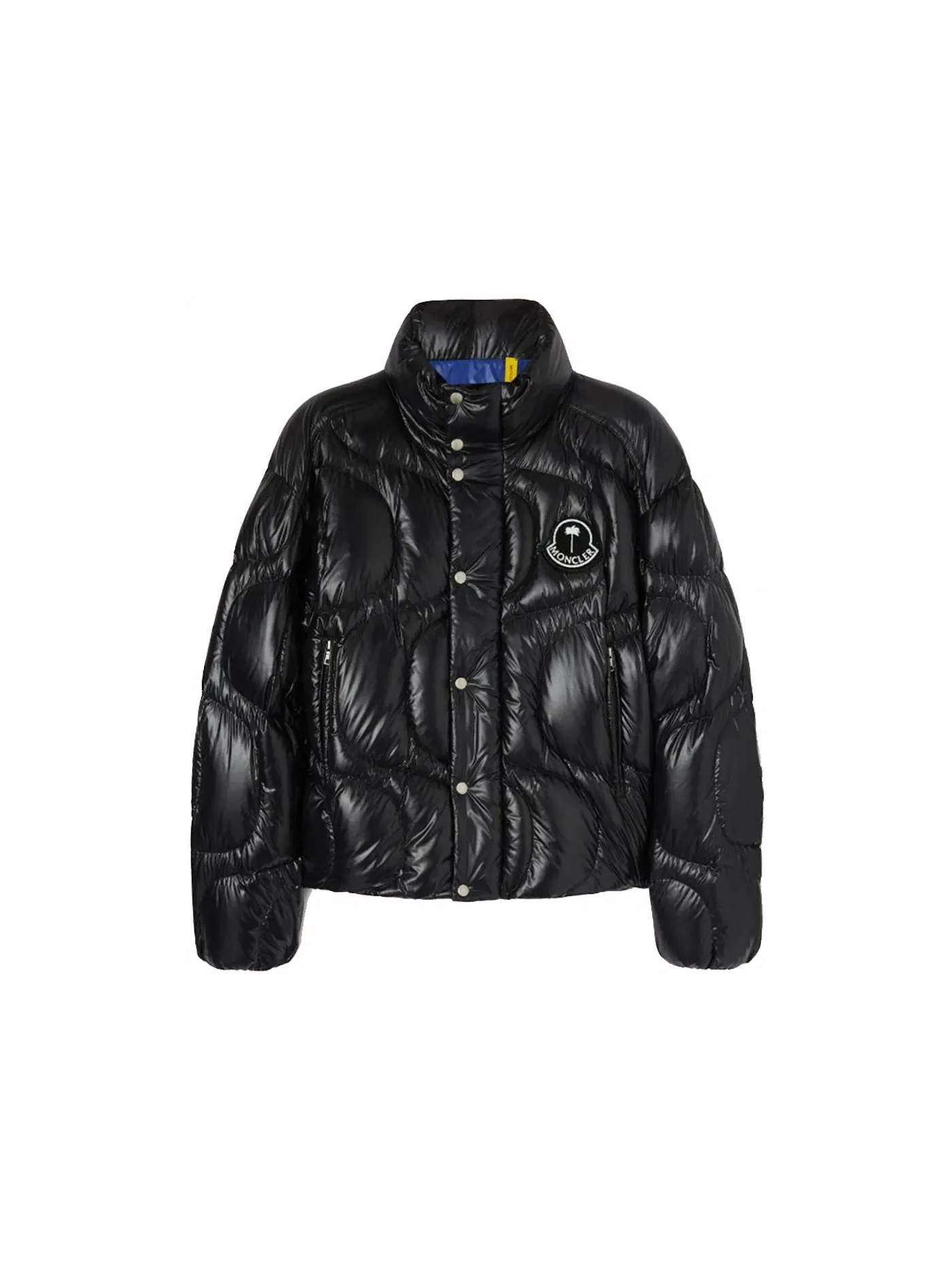 Унисекс пуховик с принтом Haunani Moncler — изображение 1 из 2, черный/черный