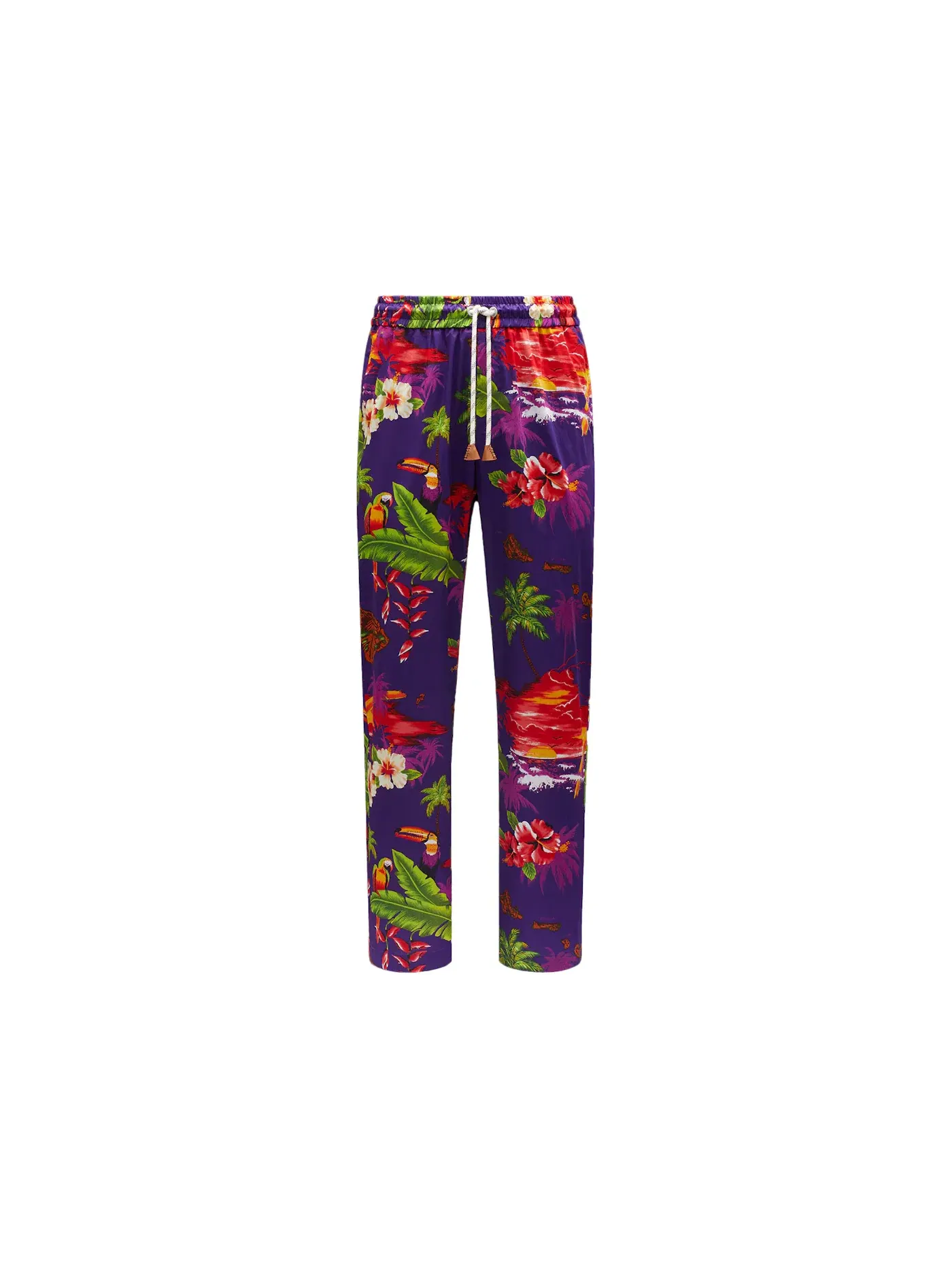 Мужские брюки с принтом Trousers Moncler — изображение 1 из 1, фиолетовый мульти
