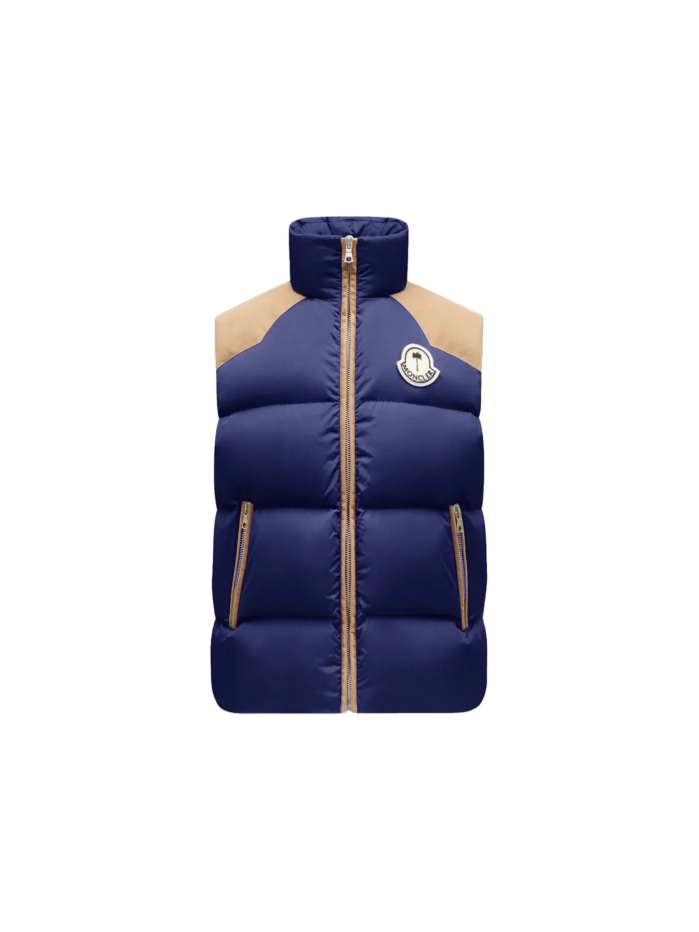 Мужской жилет Moncler x Palm Angels Kamakou Vest — изображение 1 из 2, синий