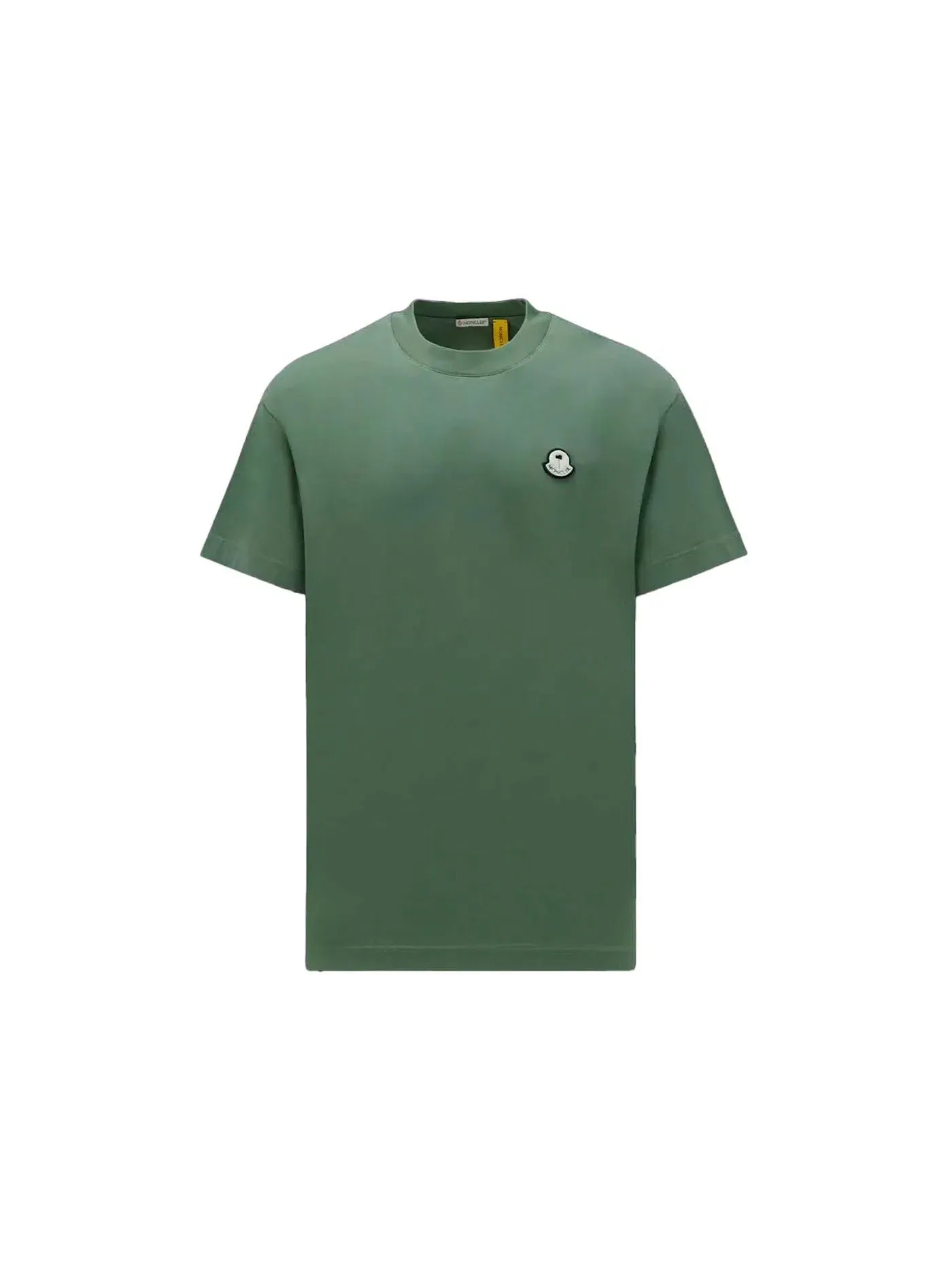 Мужская футболка с принтом Moncler x Palm Angels T-Shirt Moncler — изображение 1 из 1, зеленый