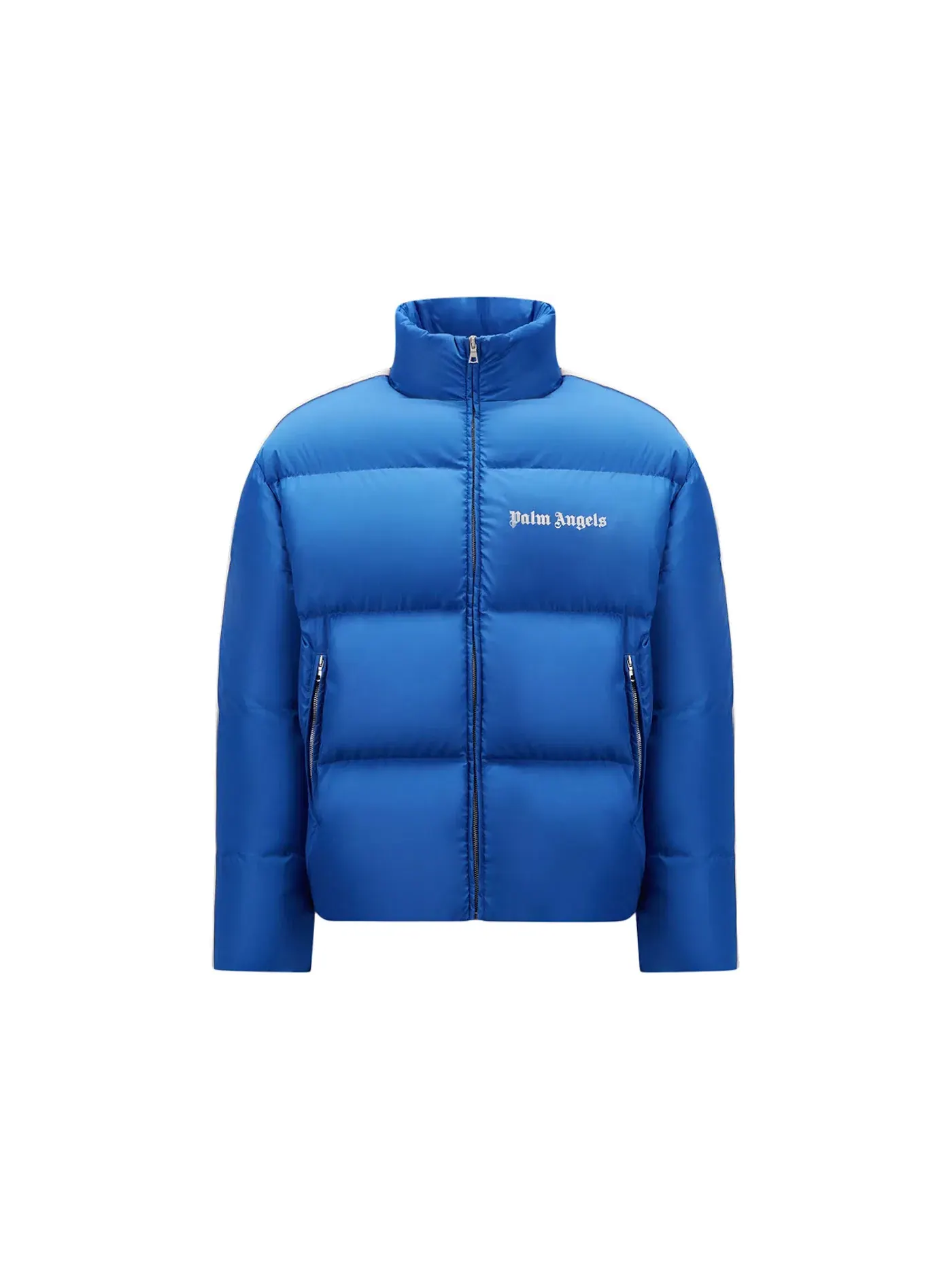 Мужская короткая пуховая куртка с принтом Rodman Moncler — изображение 1 из 1, синий
