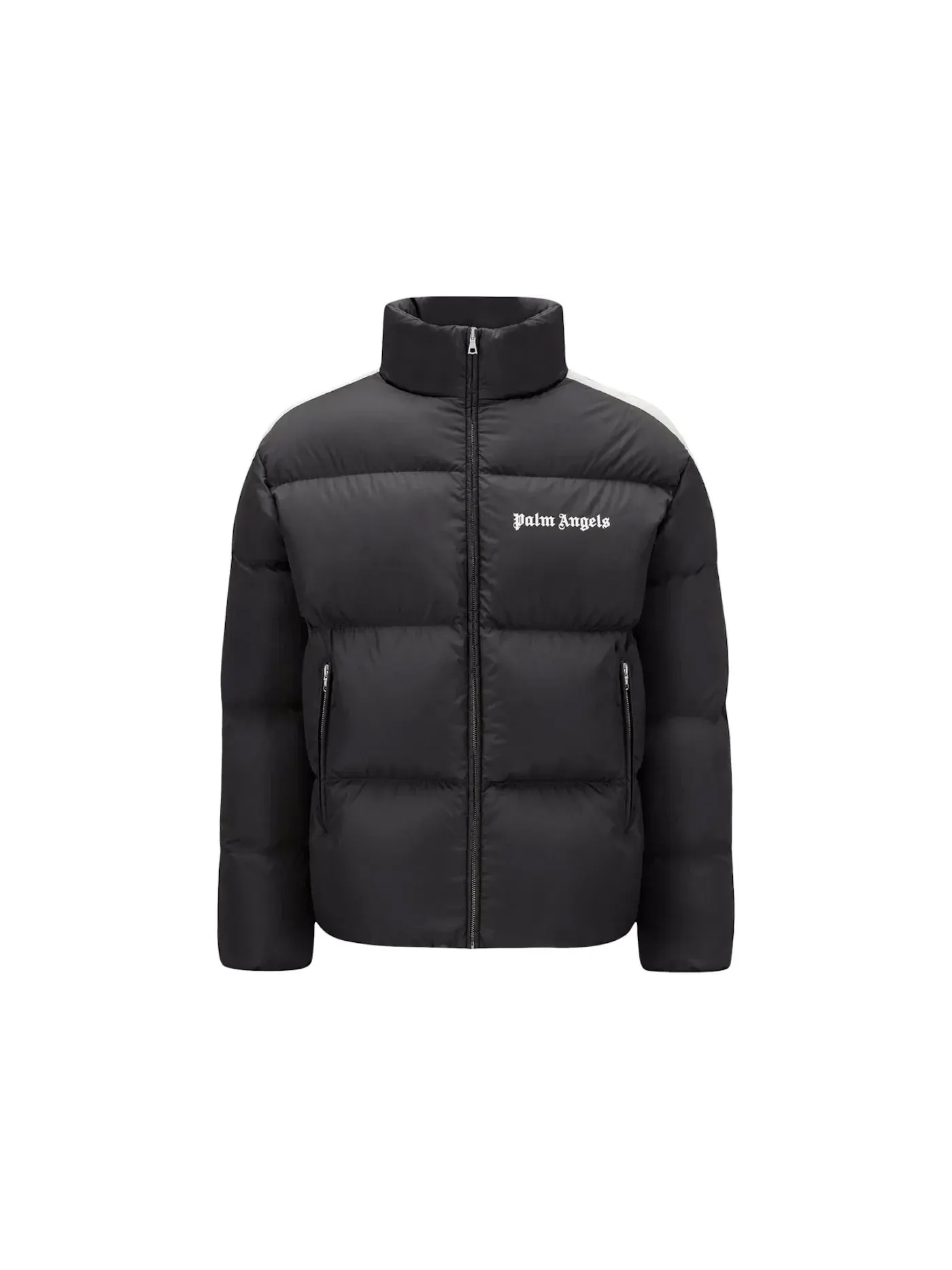Мужская короткая пуховая куртка Moncler x Palm Angels Rodman — изображение 1 из 1, черный