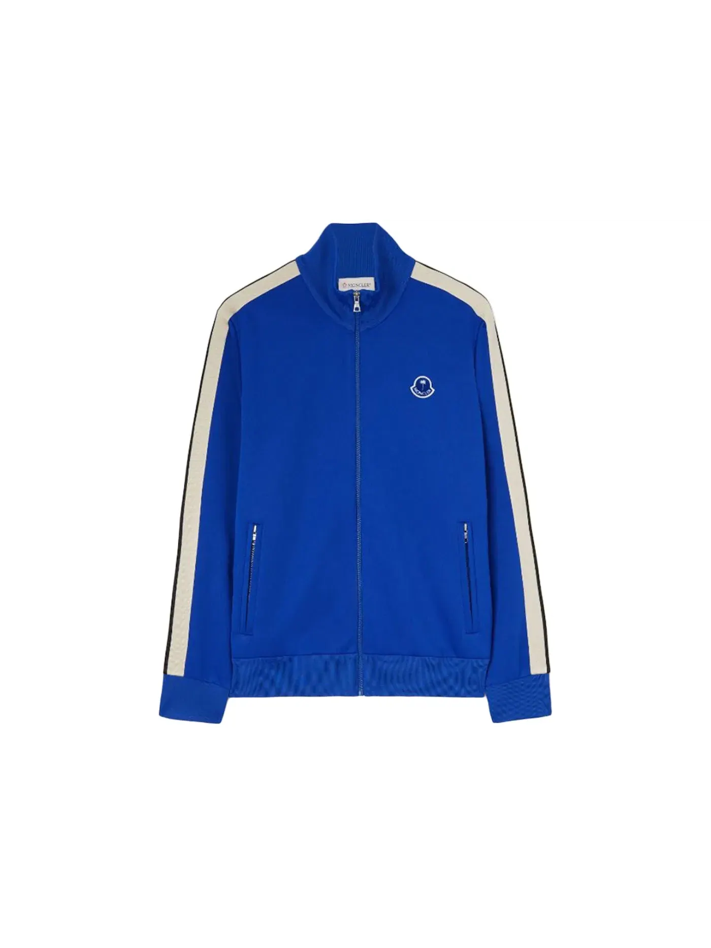 Унисекс куртка с принтом Track Jacket Moncler — изображение 1 из 1, синий белый