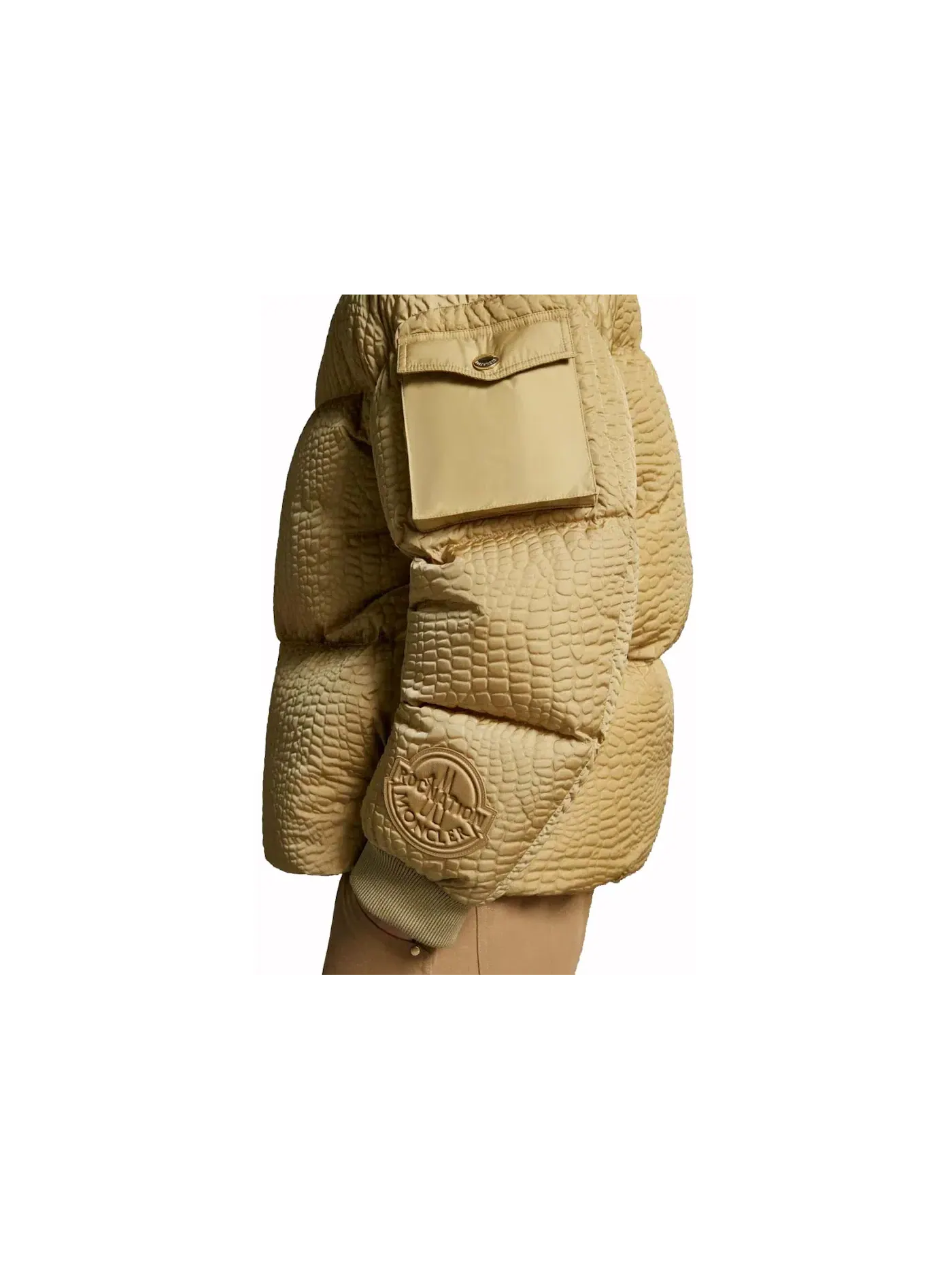 Мужская куртка-бомбер стеганая Centaurus Moncler — изображение 2 из 2, темный зеленый