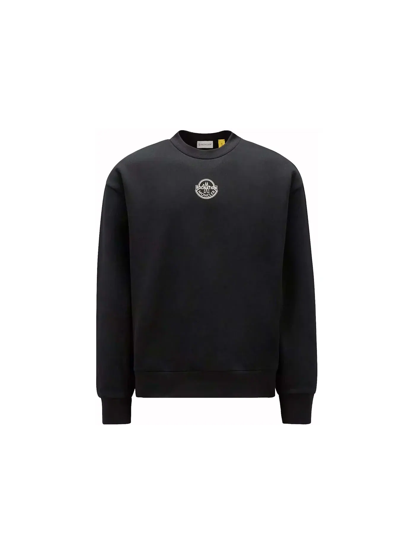 Мужской свитшот с логотипом Moncler x Roc Nation by Jay-Z Logo Moncler — изображение 1 из 1, черный