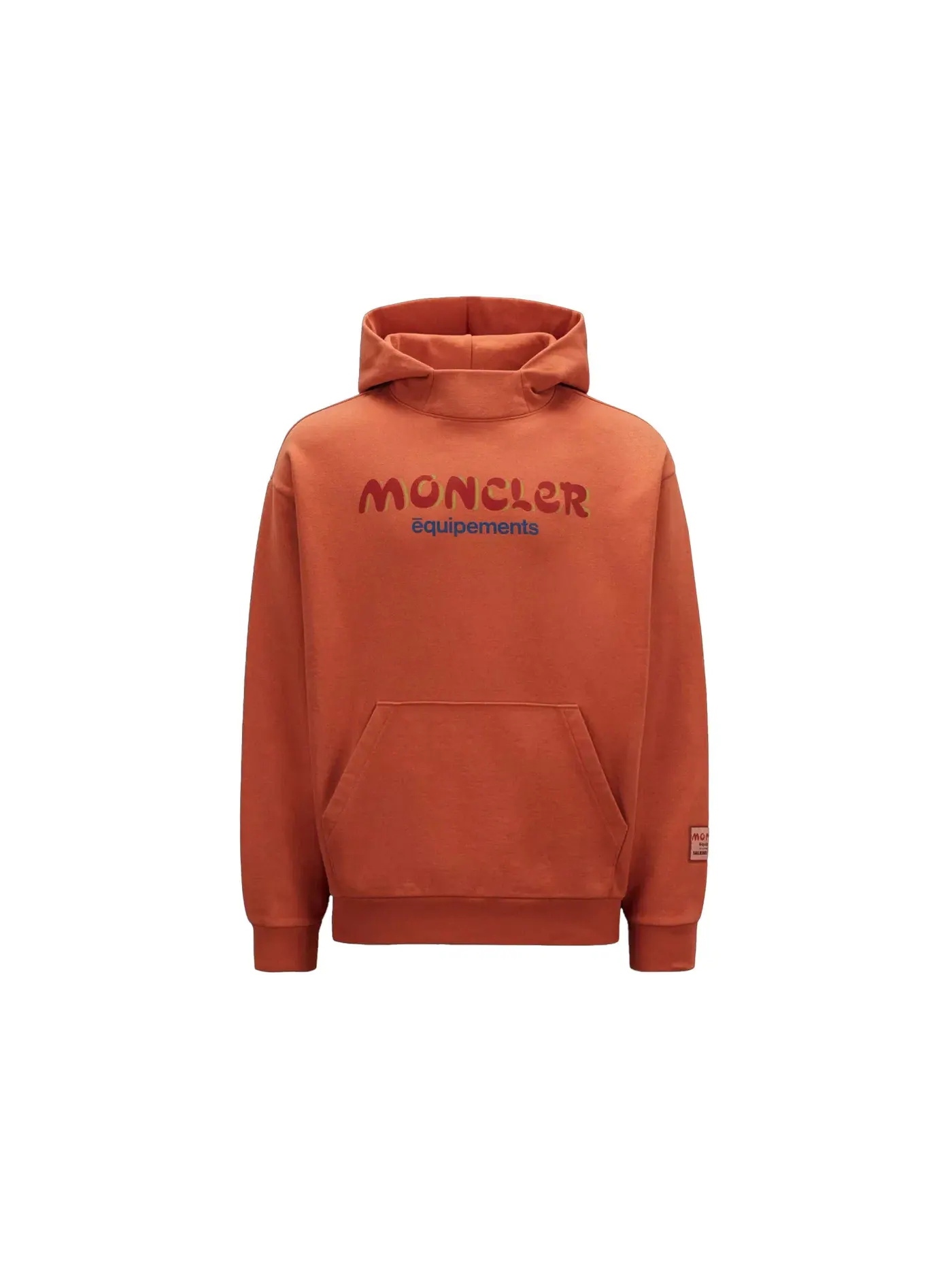 Мужской худи с принтом Moncler x Salehe Bembury Logo Moncler — изображение 1 из 1, оранжевый