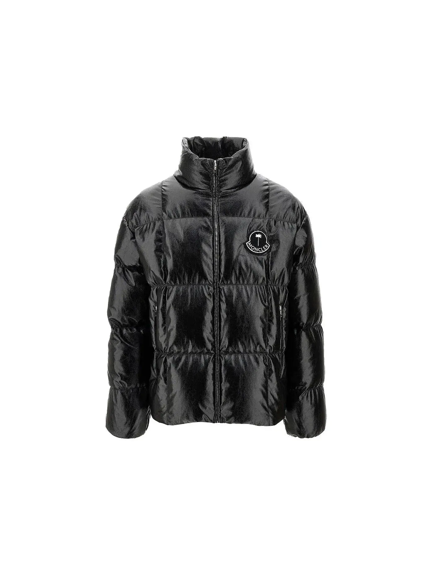 Мужская короткая пуховая куртка Moncler x Palm Angels Simoom Short Down Jacket — изображение 1 из 3, черный