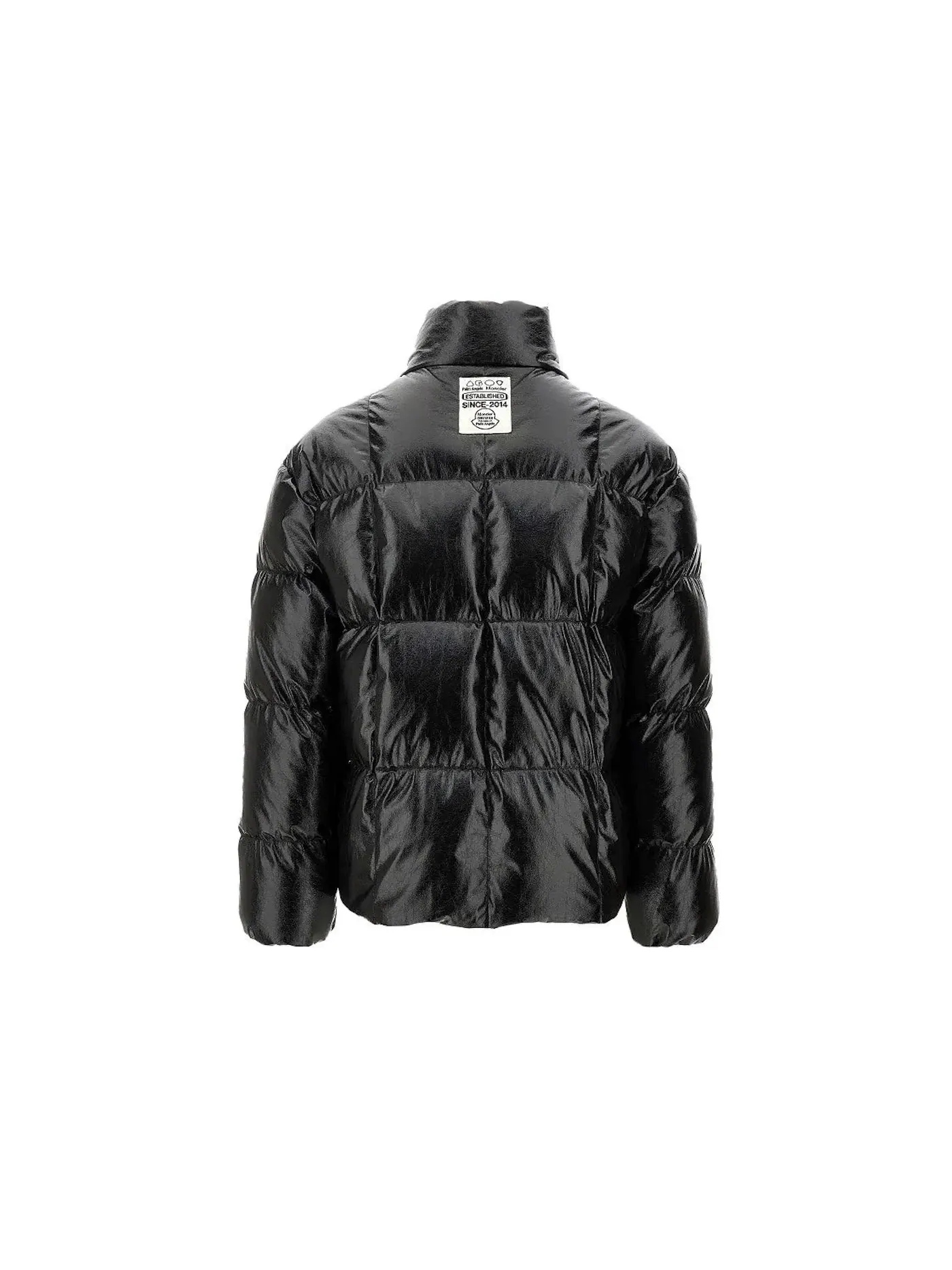 Мужская короткая пуховая куртка Moncler x Palm Angels Simoom Short Down Jacket — изображение 2 из 3, черный