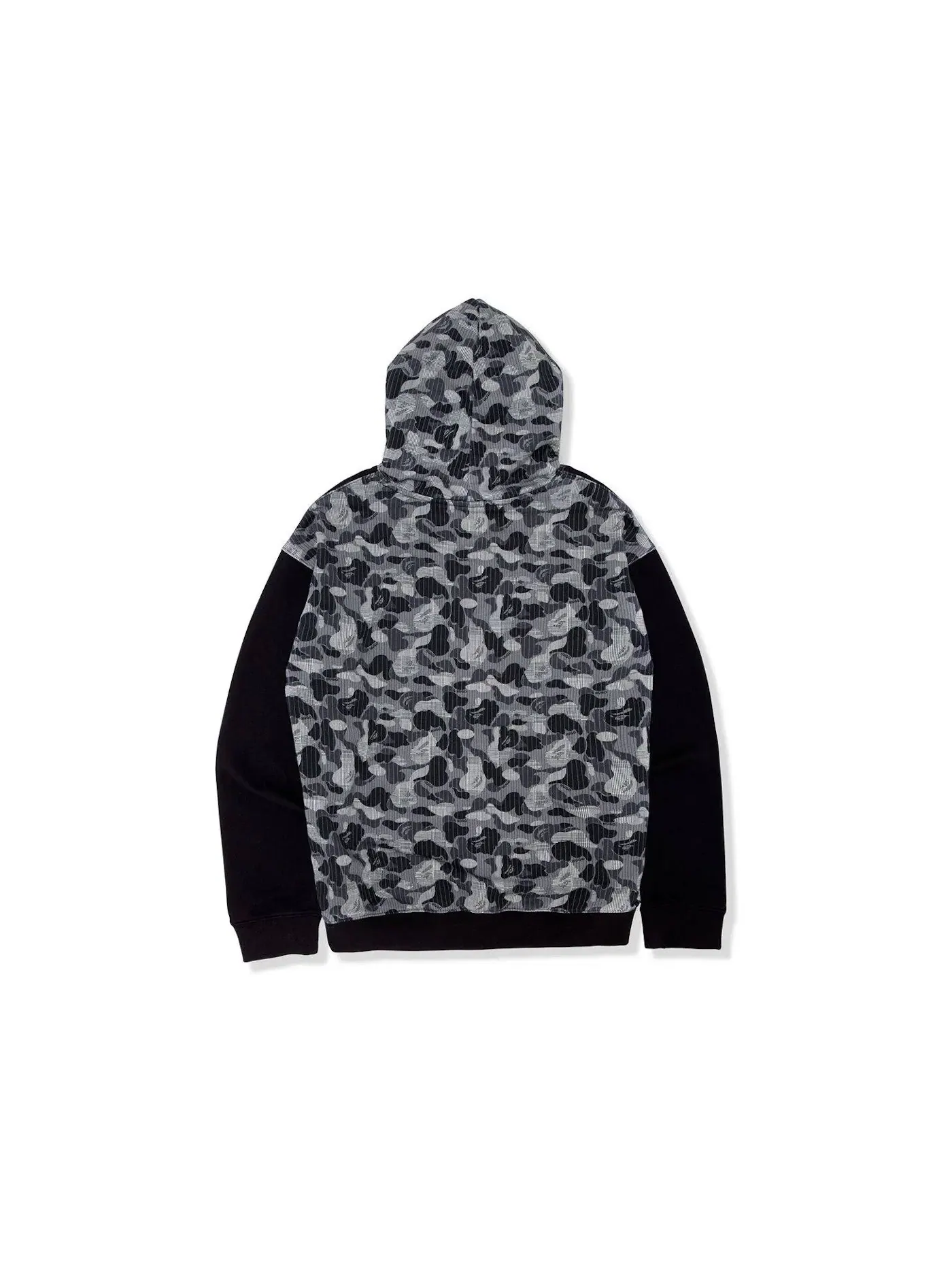 Мужской пуловер с капюшоном с принтом BAPE x Hugo Hoodie BAPE — изображение 2 из 2, черный