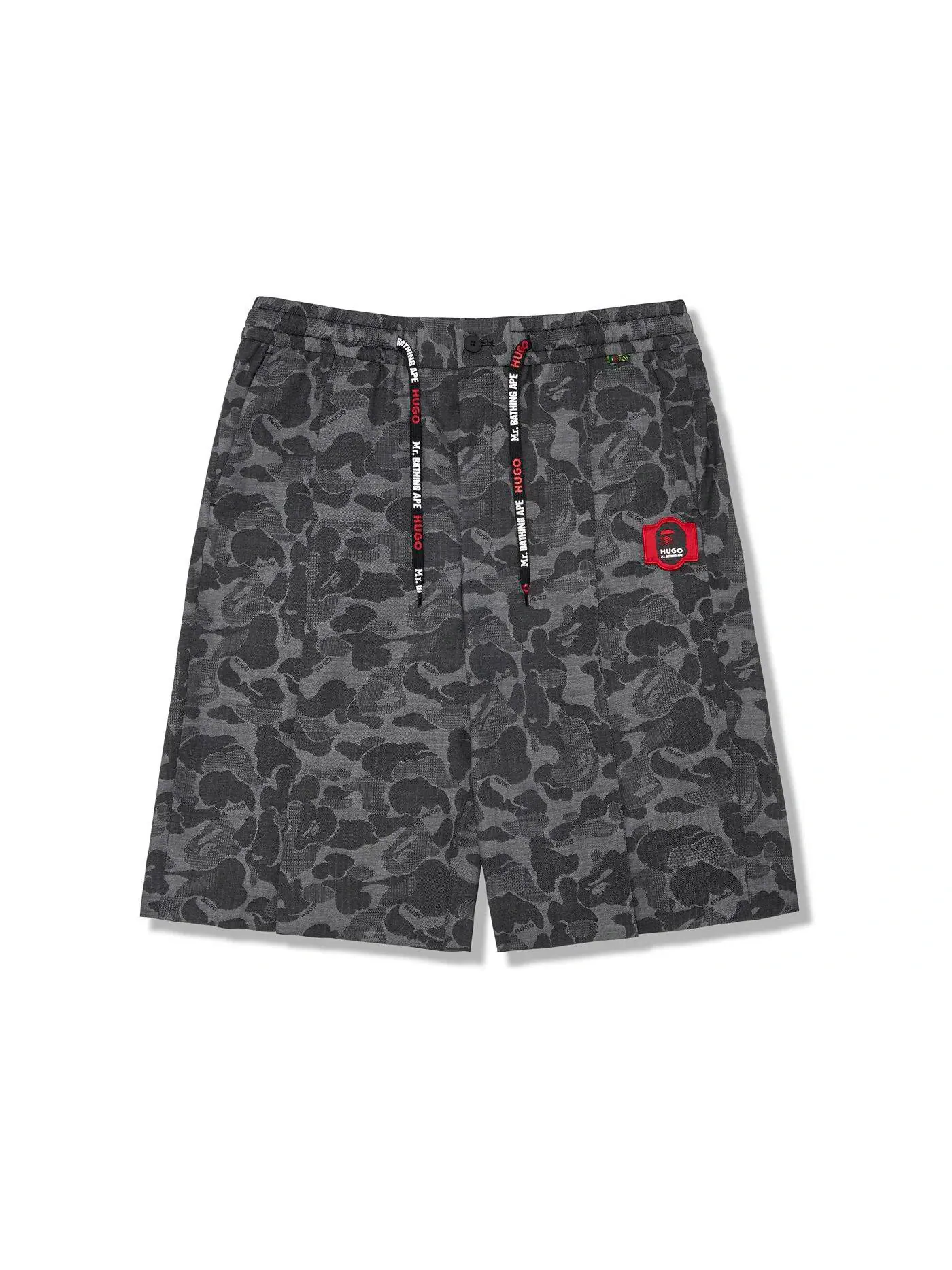 Мужские шорты с камуфляжным принтом BAPE — изображение 1 из 1, черный