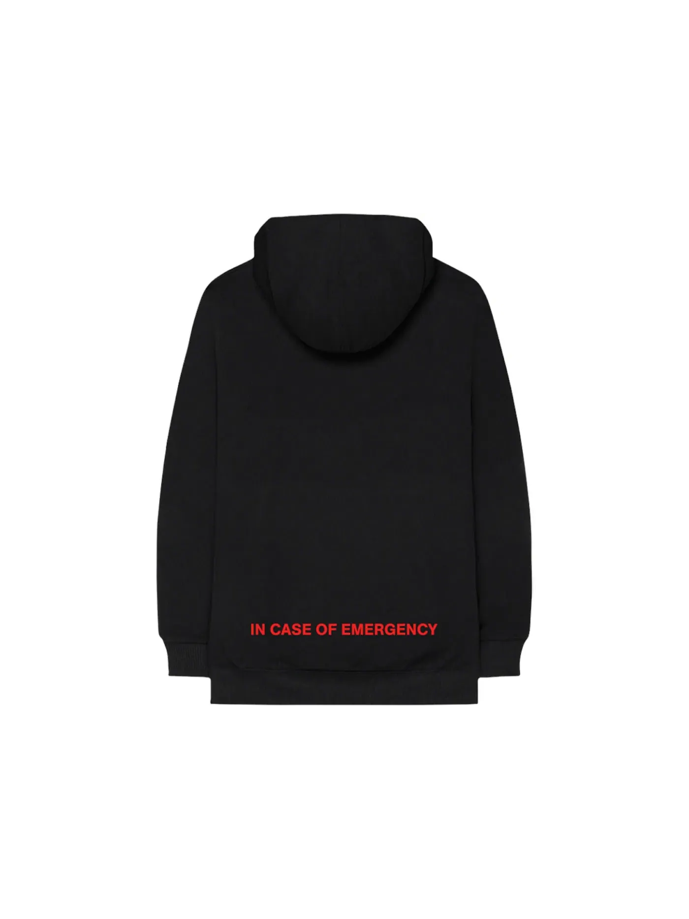 Мужской худи с принтом Pullover Hood Nav — изображение 2 из 2, черный