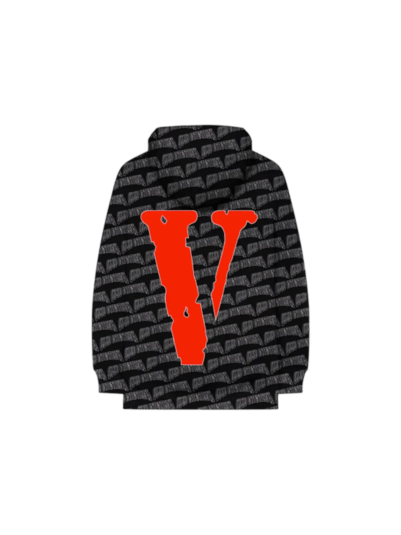 Мужской худи с принтом Nav х Vlone Hoodie — изображение 2 из 2, черный