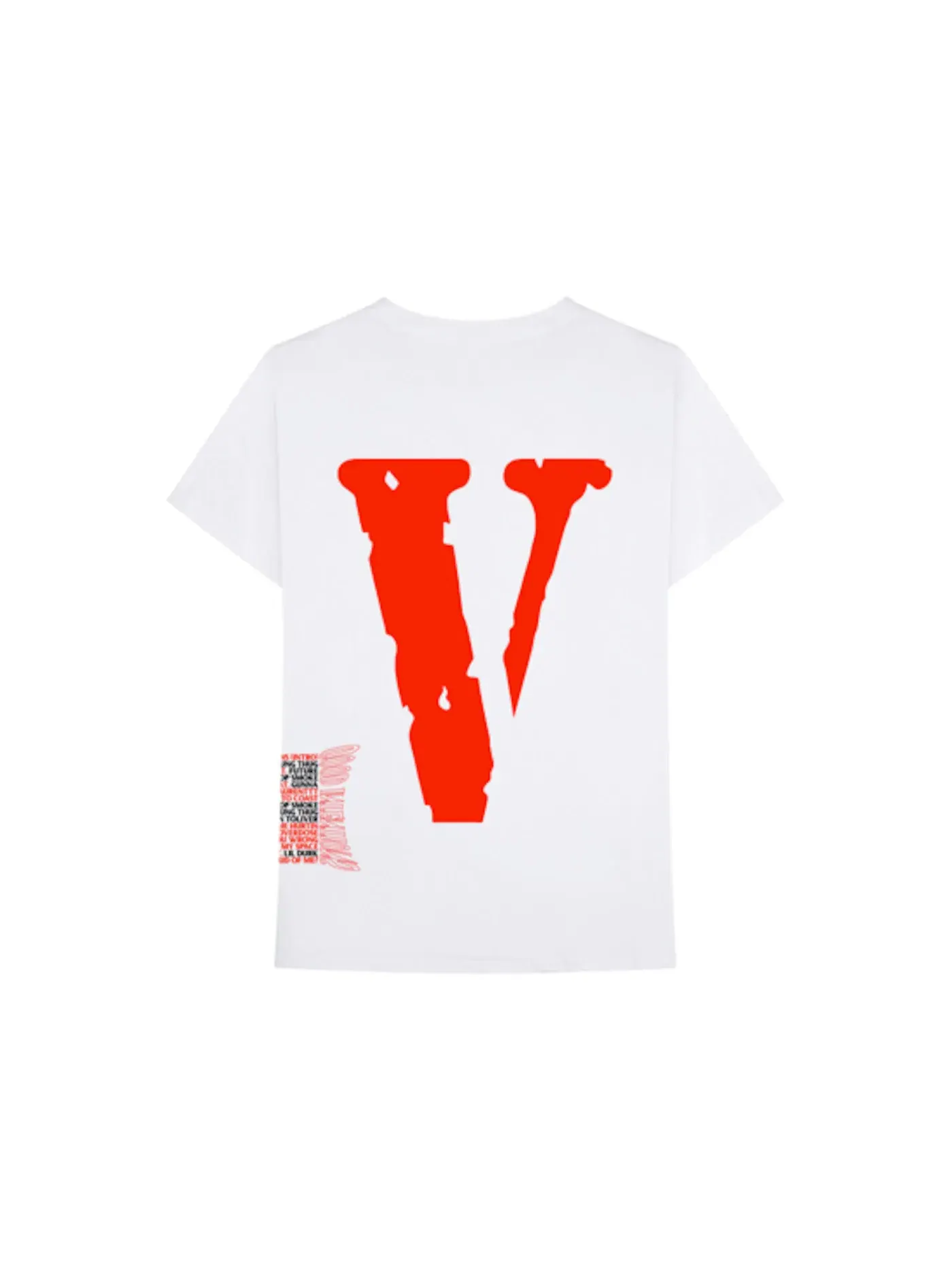 Мужская футболка с принтом Nav x Vlone Bad Habits Tee — изображение 2 из 2, белый