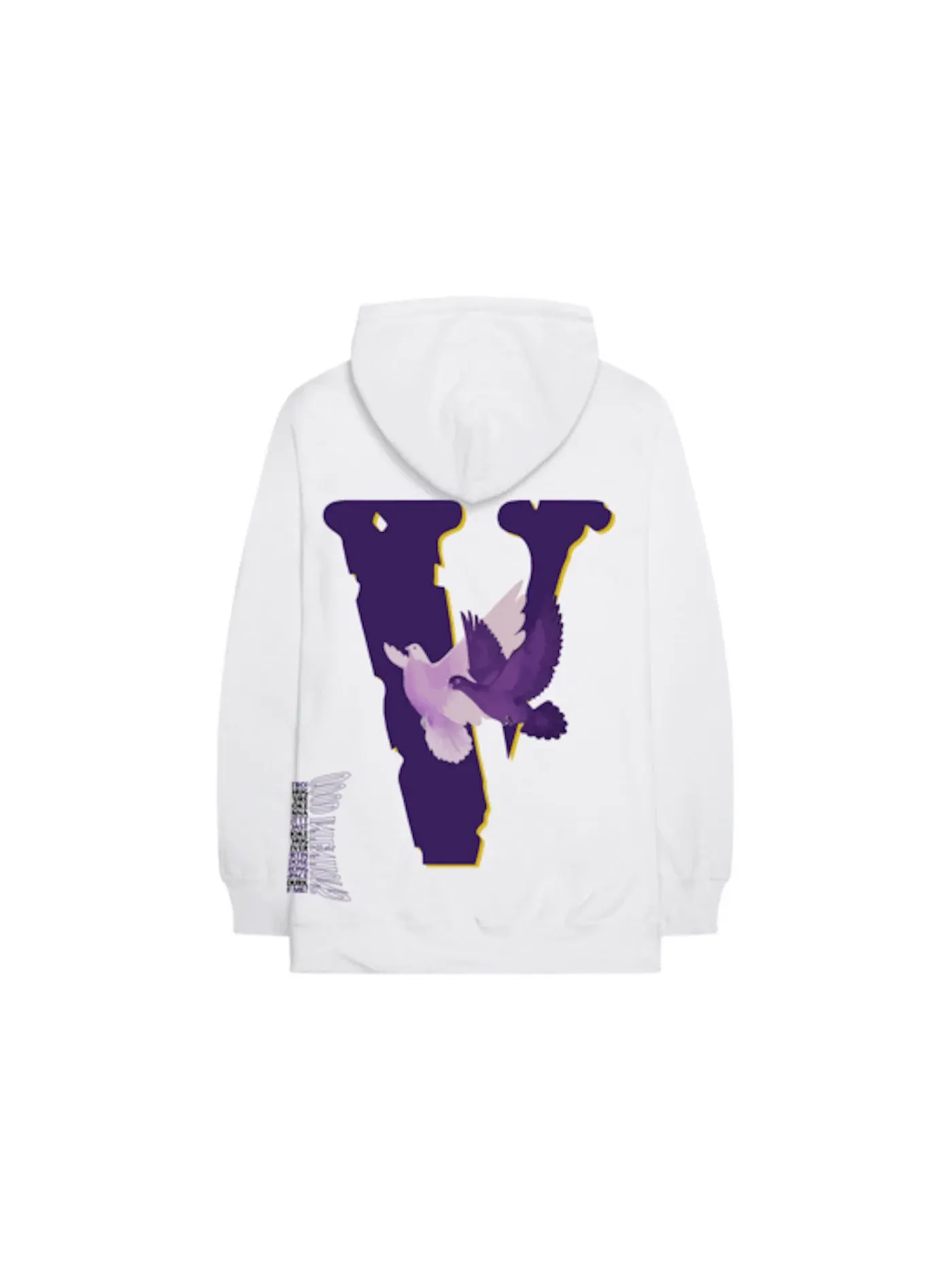 Мужская худи с принтом Doves Hoodie Nav — изображение 2 из 2, белый