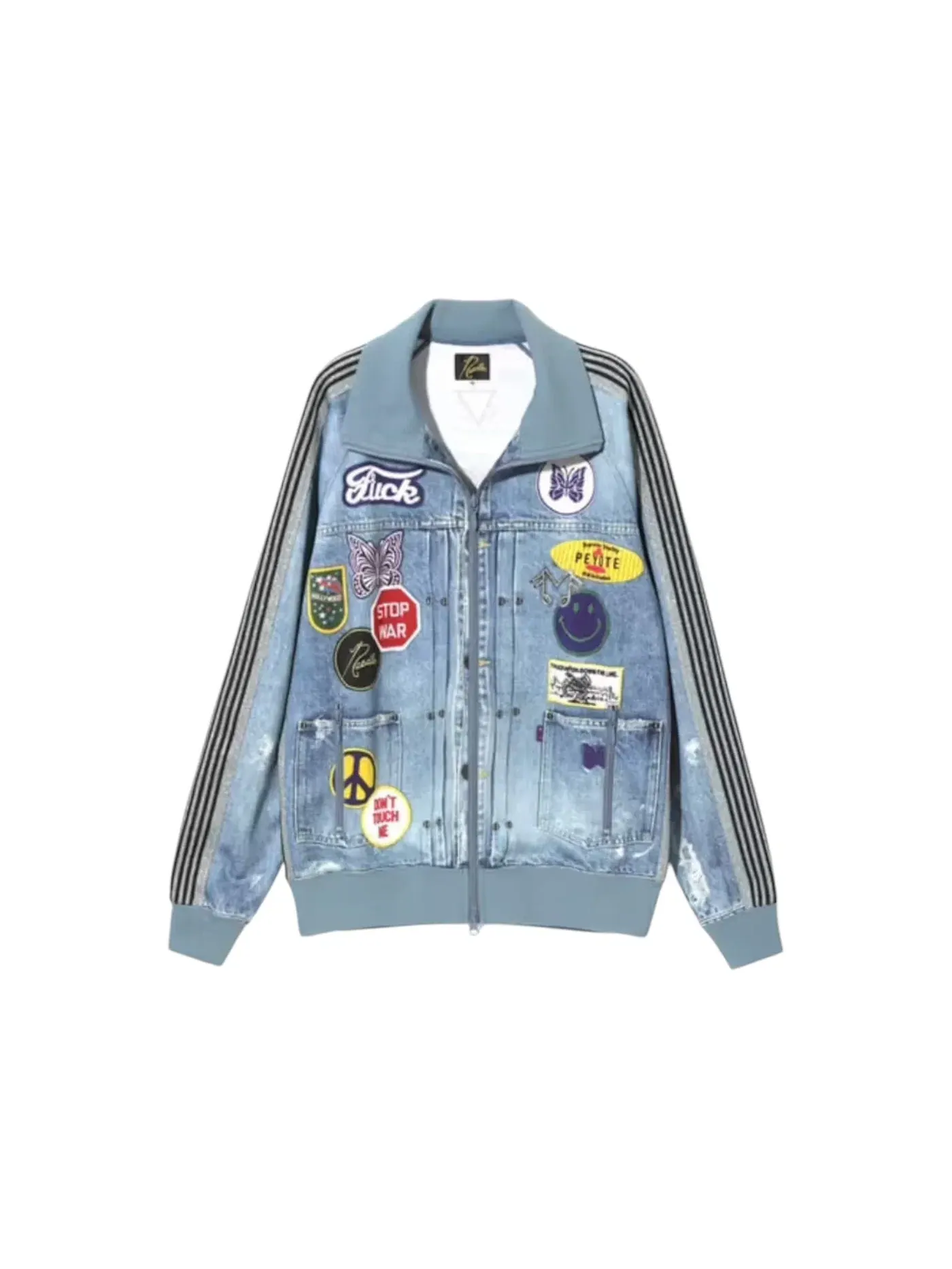 Мужская куртка с принтом Needles x Midnight Studios Track Jacket — изображение 1 из 2, синий