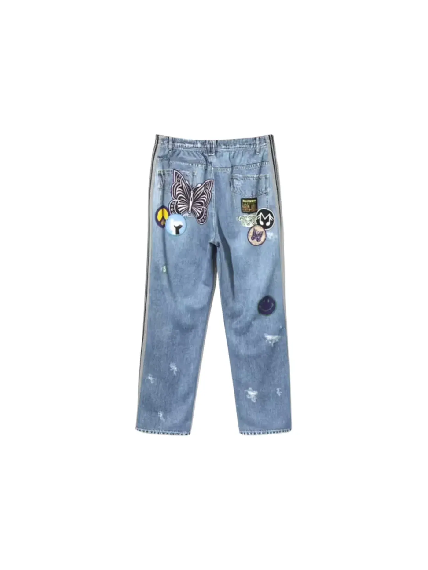 Мужские спортивные штаны с принтом Needles x Midnight Studios Track Pant — изображение 2 из 2, синий