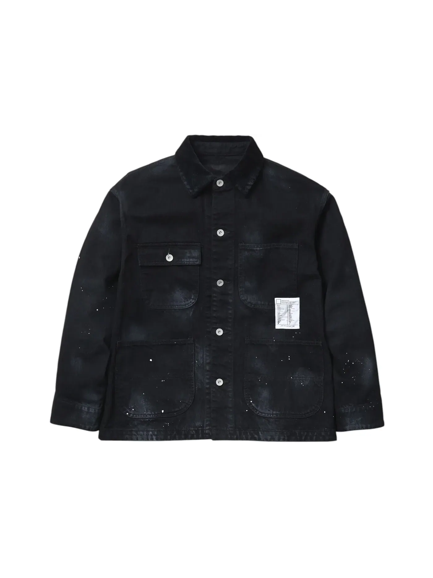 Мужская куртка-рубашка с принтом Neighborhood Jacket — изображение 1 из 1, черный
