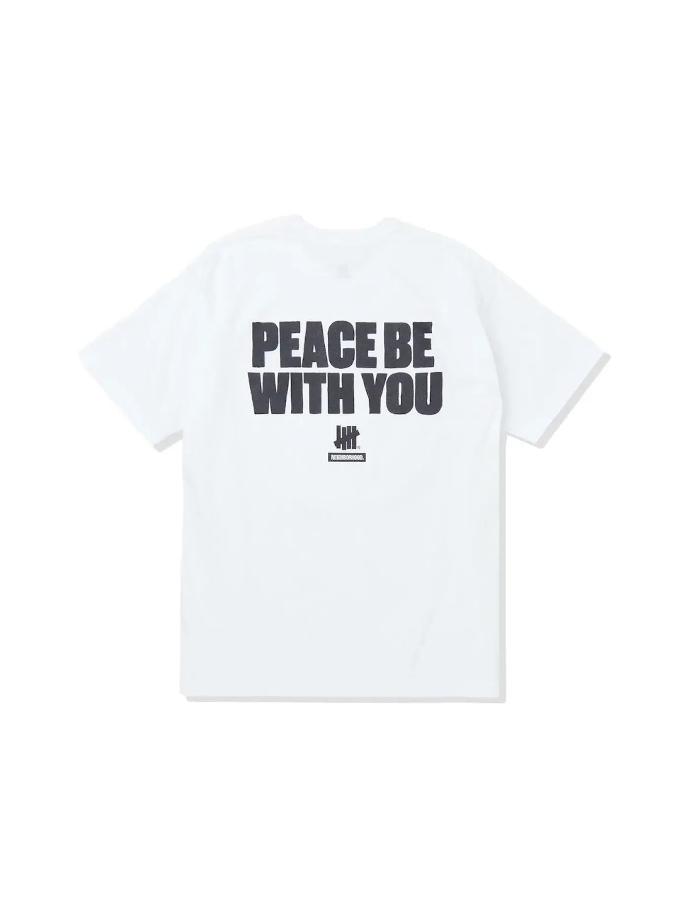 Мужская футболка с принтом Neighborhood x Undefeated Peace S/S Tee — изображение 2 из 2, белый