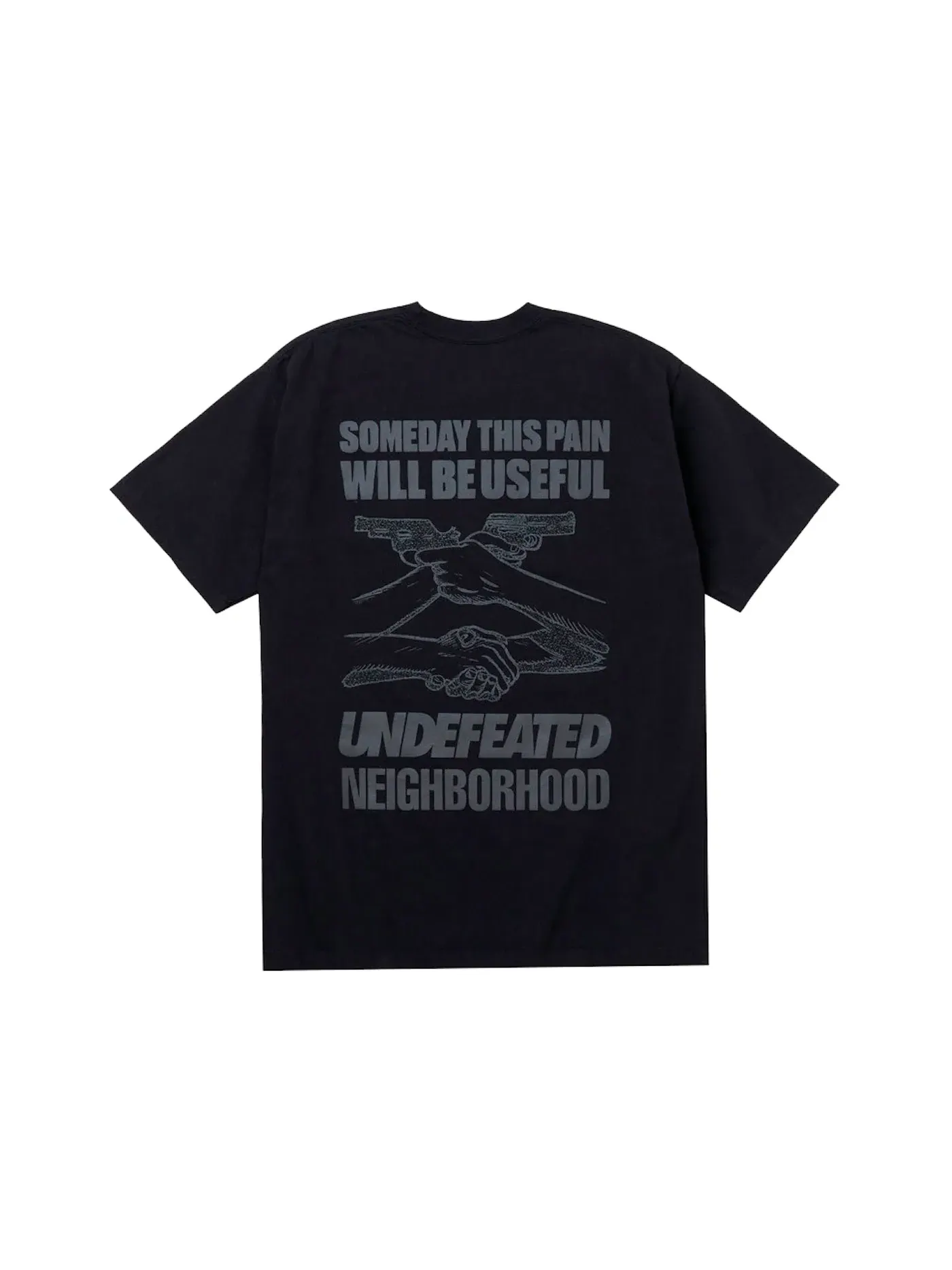 Мужская футболка с принтом Neighborhood x Undefeated Someday Tee — изображение 2 из 2, черный