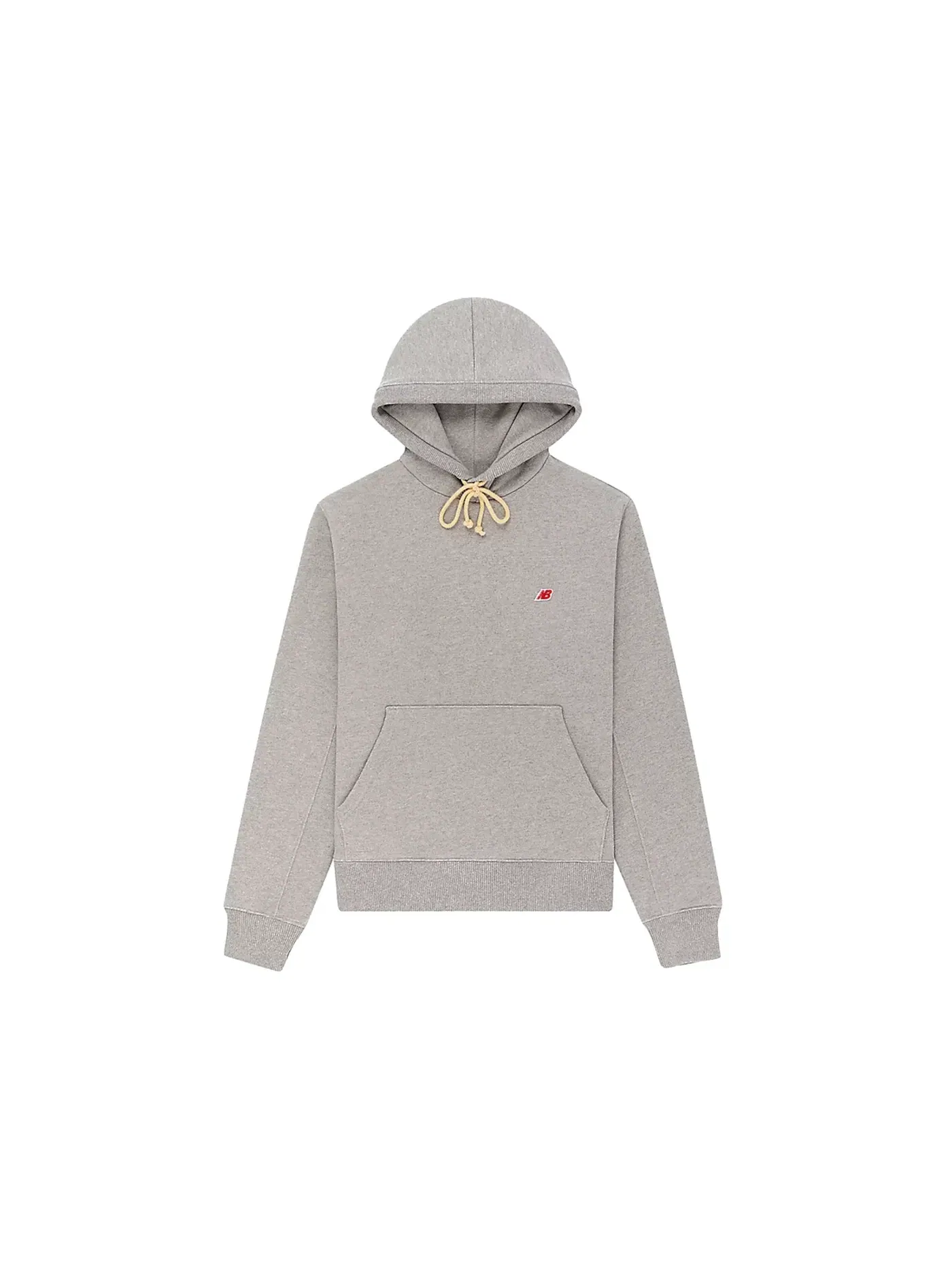 Мужская худи Made in USA Core Hoodie New Balance — изображение 1 из 1, серый