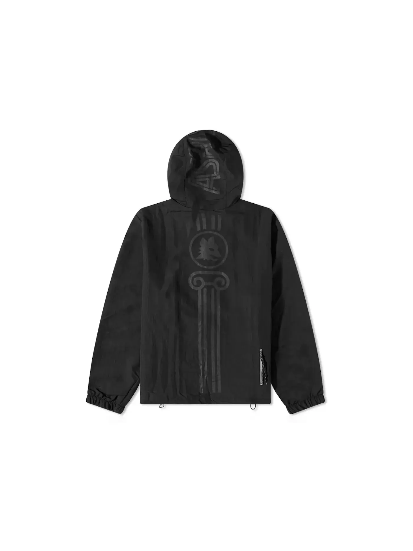 Унисекс-куртка с принтом New Balance x Aries As Roma Pre-Game Jacket — изображение 2 из 2, черный