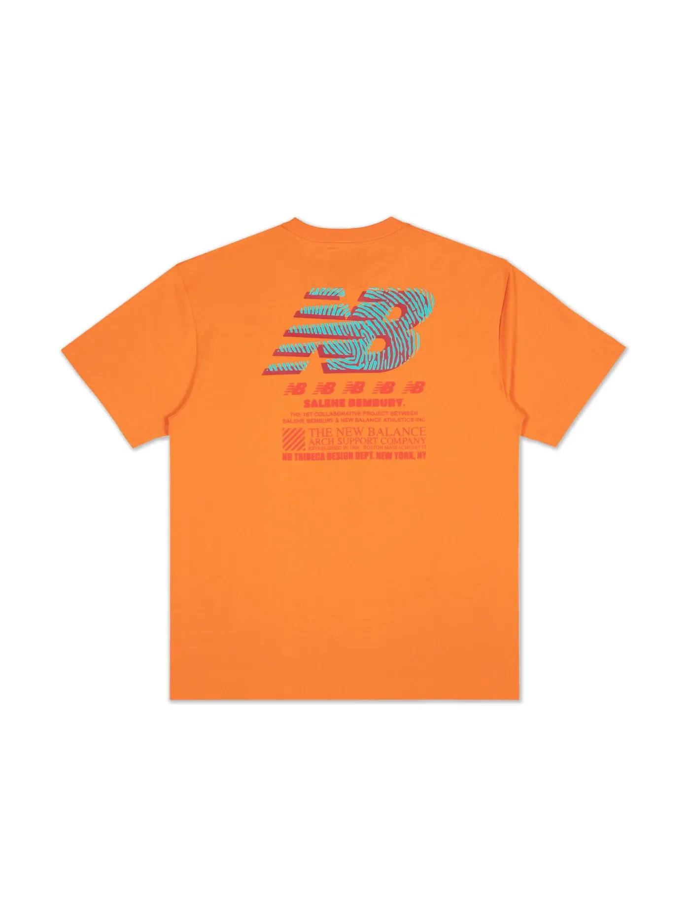 Мужская футболка с принтом New Balance T-shirt — изображение 2 из 2, оранжевый