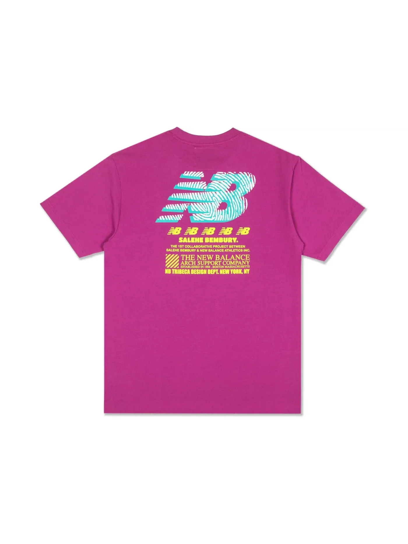 Мужская футболка с принтом New Balance x Salehe Yurt Logo T-shirt — изображение 2 из 2, сливавый