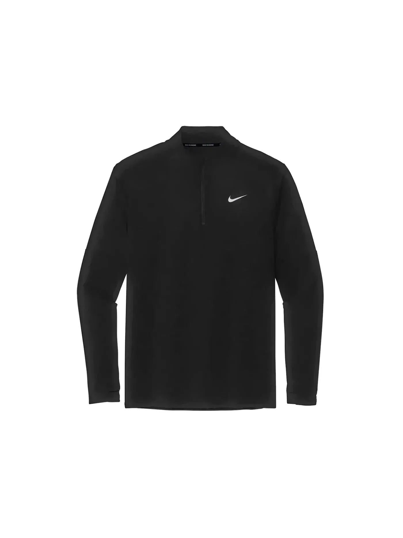 Мужская футболка с длинным рукавом на молнии Nike Top — изображение 1 из 2, черный