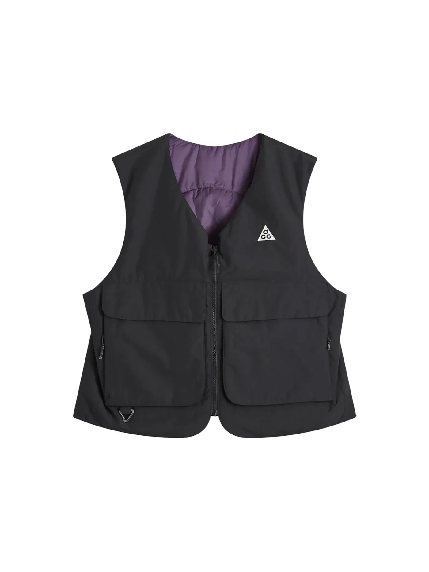 Мужской жилет утепленный Nike ACG Primaloft Reversible Vest — изображение 1 из 1, черный/темный/белый