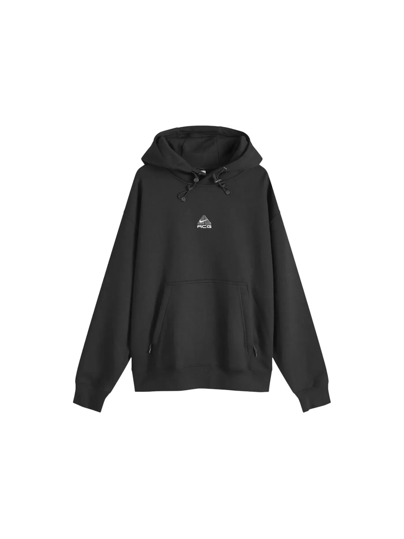 Мужской пуловер с капюшоном Nike ACG Hoodie — изображение 1 из 1, черный//белый