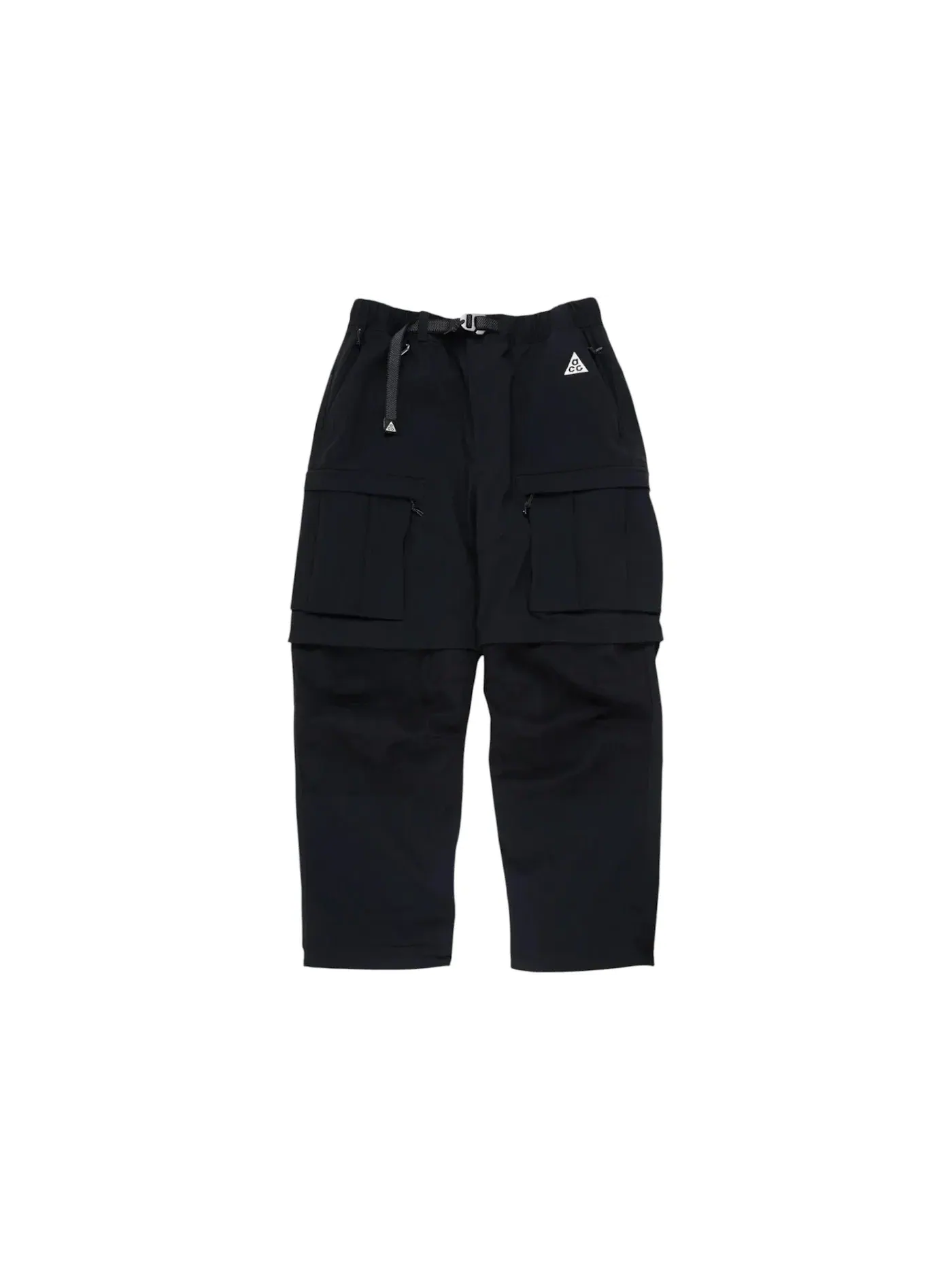 Мужские брюки-трансформеры с отстегивающимися штанинами Nike ACG Smith Summit Relaxed Zip Off Cargo 2 in 1 Pant, черный