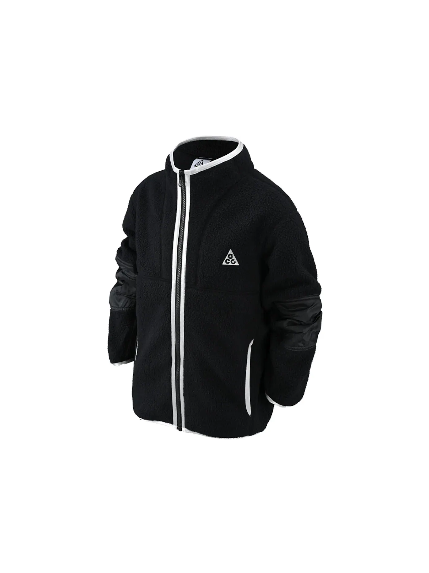 Детский свитшот с начесом Nike ACG Therma-Fit Sherpa Sweatshirt — изображение 1 из 2, черный/серый