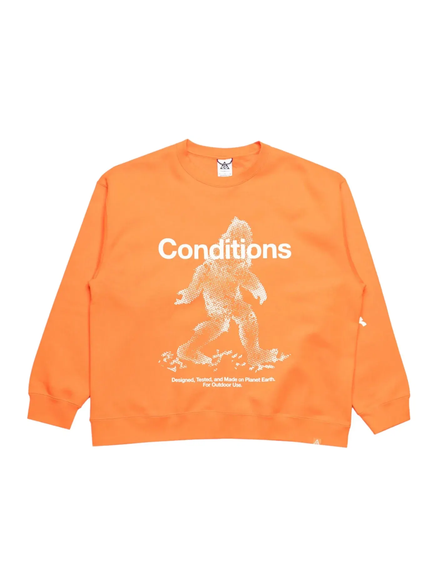 Мужской свитшот из футера Nike ACG Tuff Fleece Crewneck — изображение 1 из 1, оранжевый