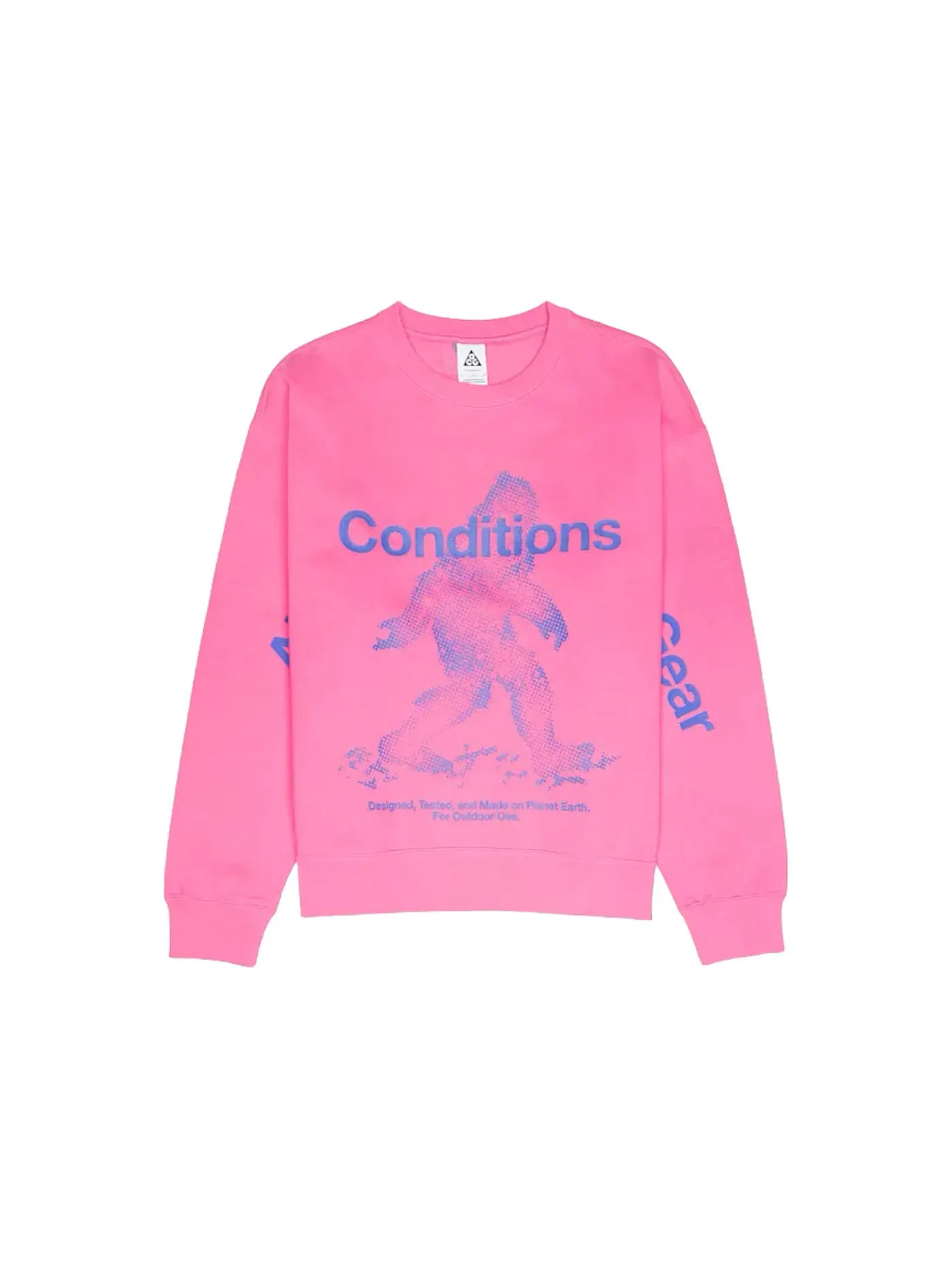 Мужской свитшот на молнии Nike ACG Tuff Fleece Crewneck, Pinksicle — изображение 1 из 1