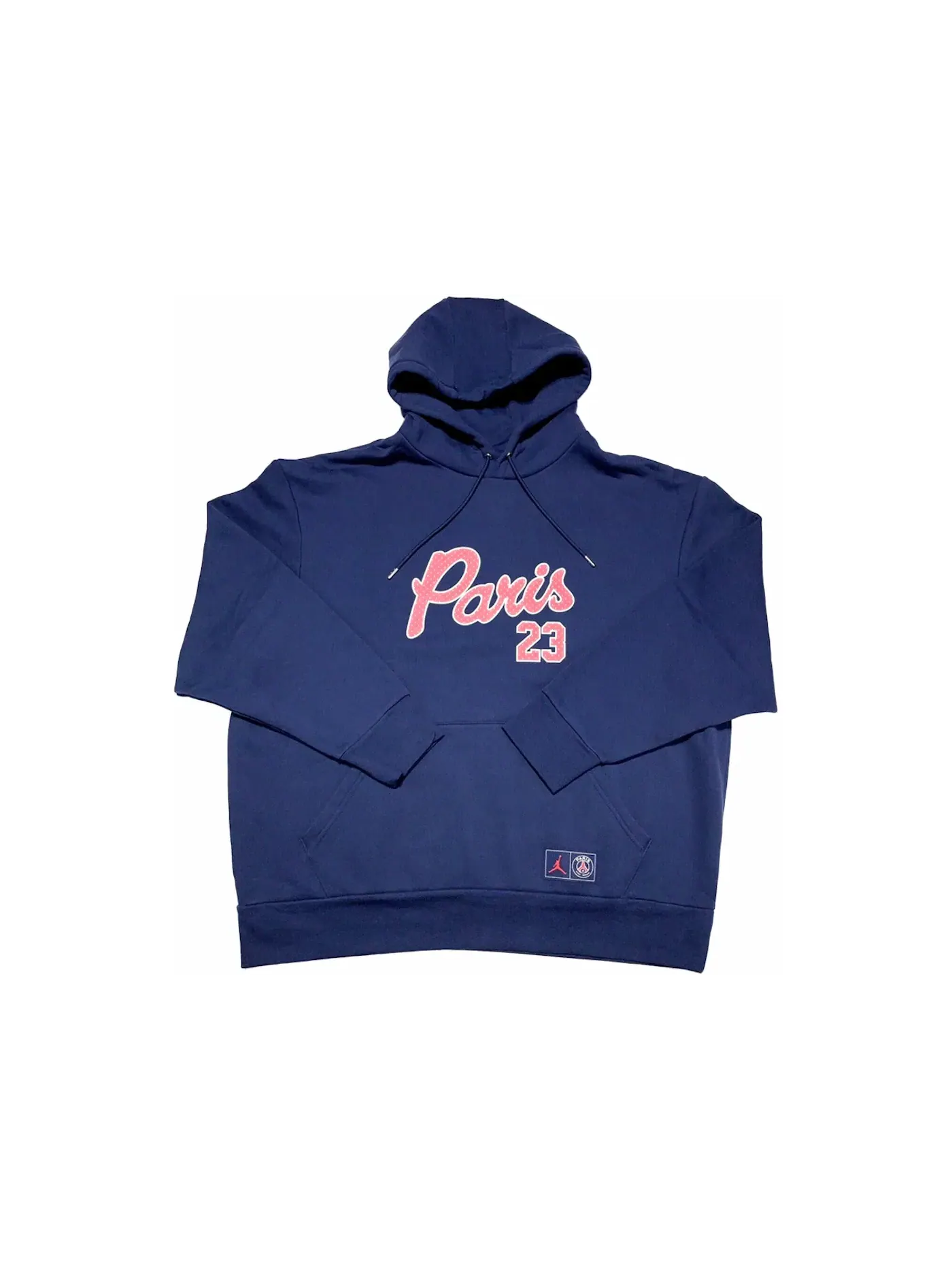 Мужской пуловер с капюшоном Nike Air Jordan Paris Saint-Germain Pullover Hoodie — изображение 1 из 1, темно-синий
