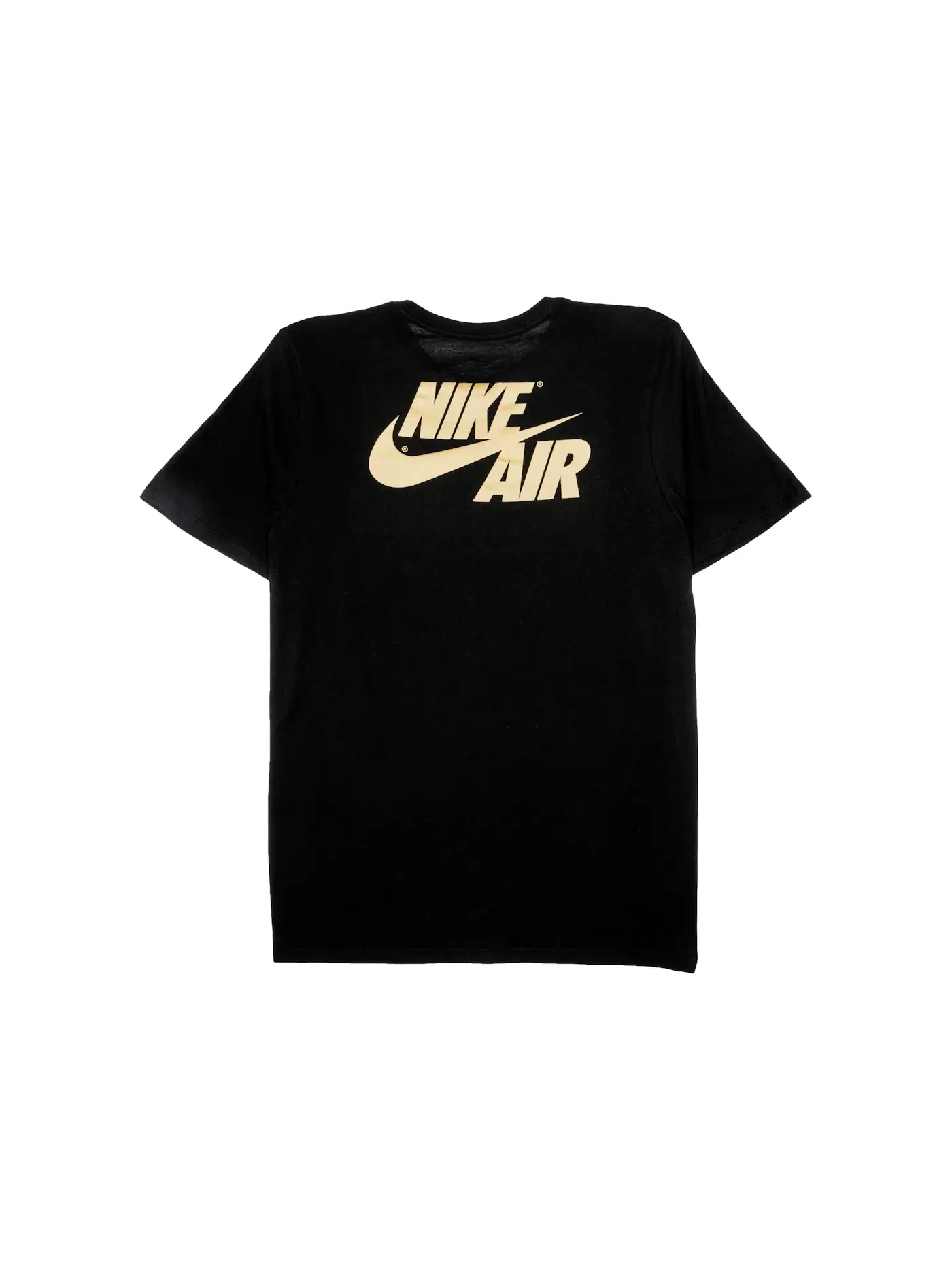 Мужская футболка с принтом Nike Air Jordan Retro 1 Gold Top 3 Tee — изображение 2 из 2, черный
